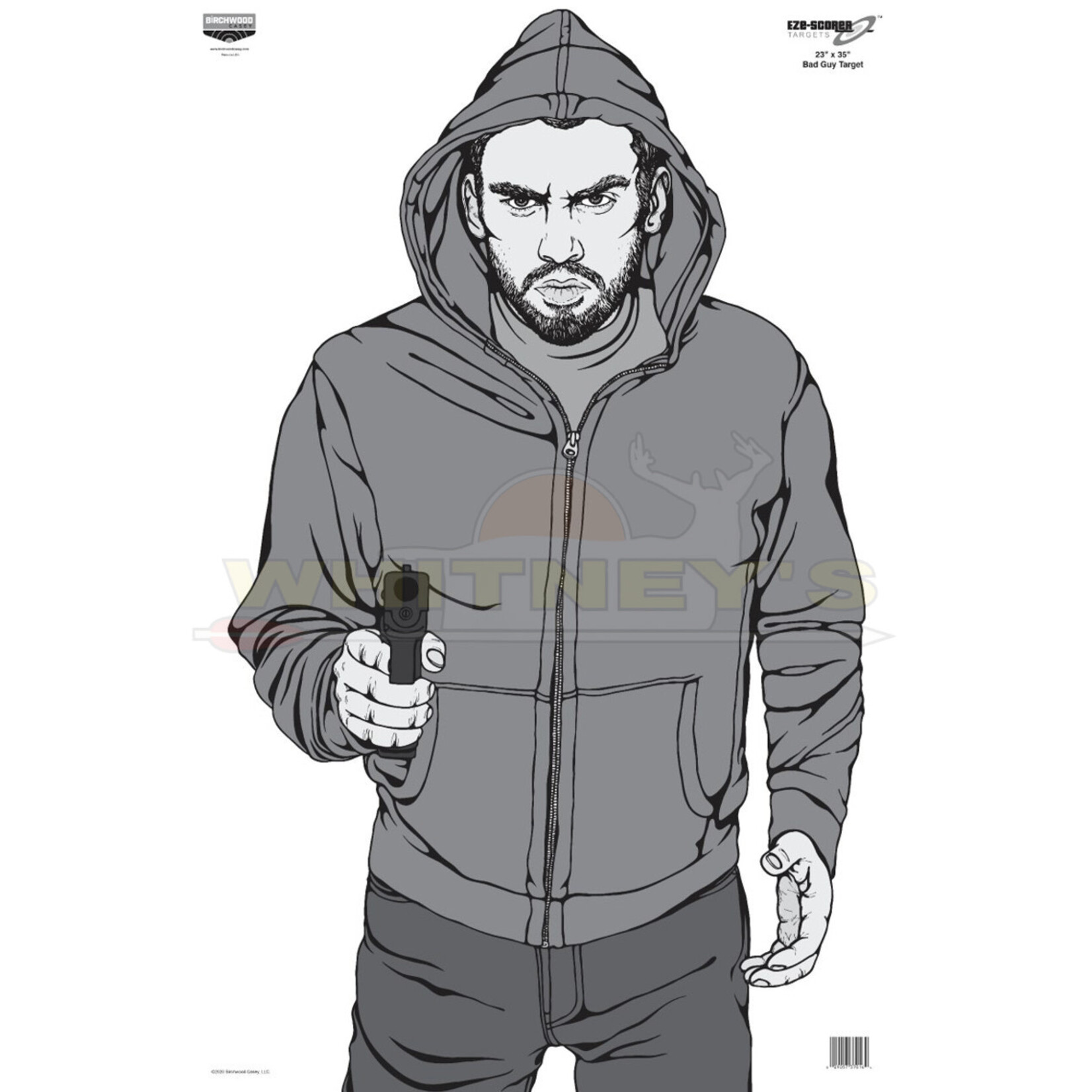 Birchwood Casey Birchwood Casey EZE-Scorer Targets - Bad Guy 5 Pack 23”x35”