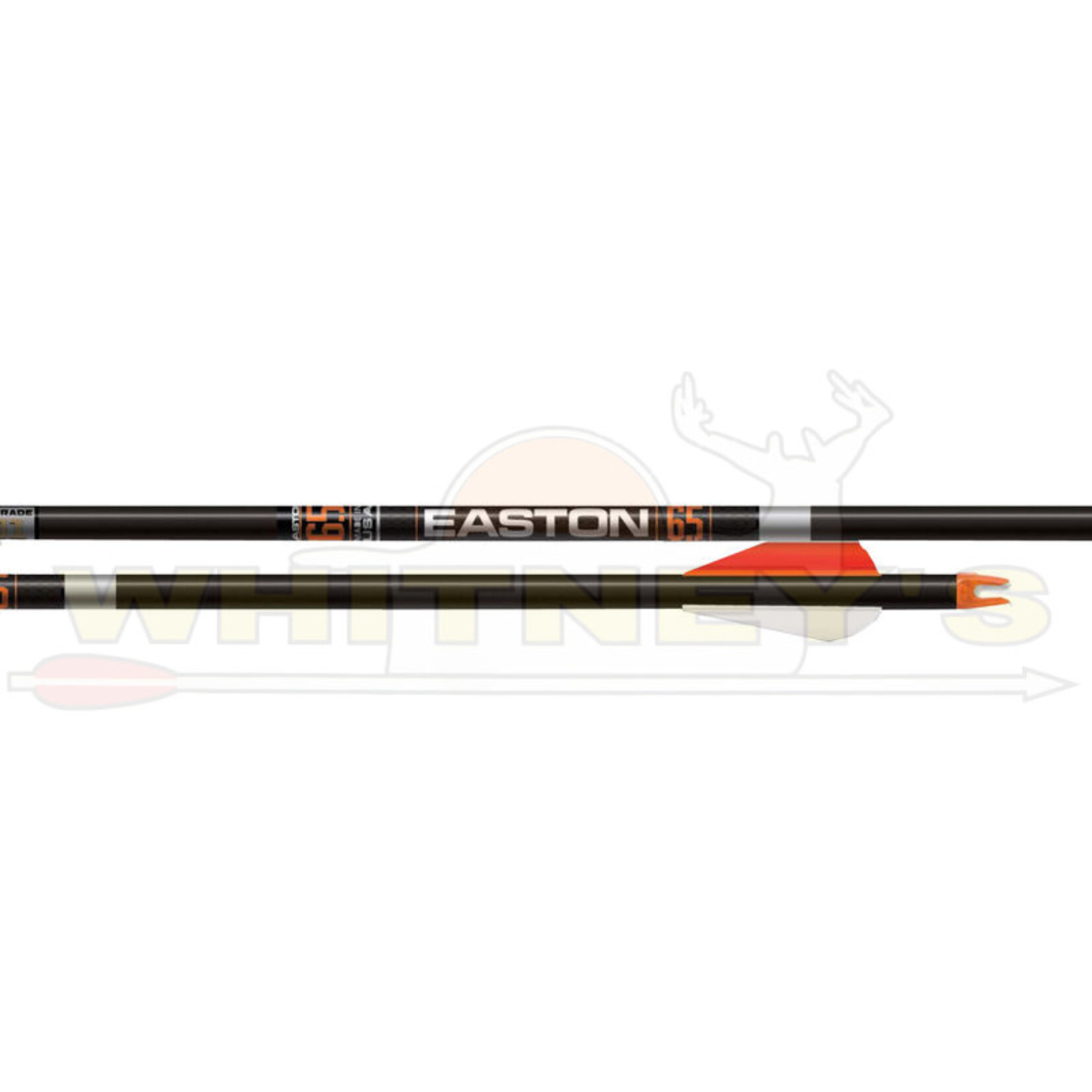 EASTON Easton Archery 6.5 Hunter Classic Arrows 2” Bully Vanes, 6PK