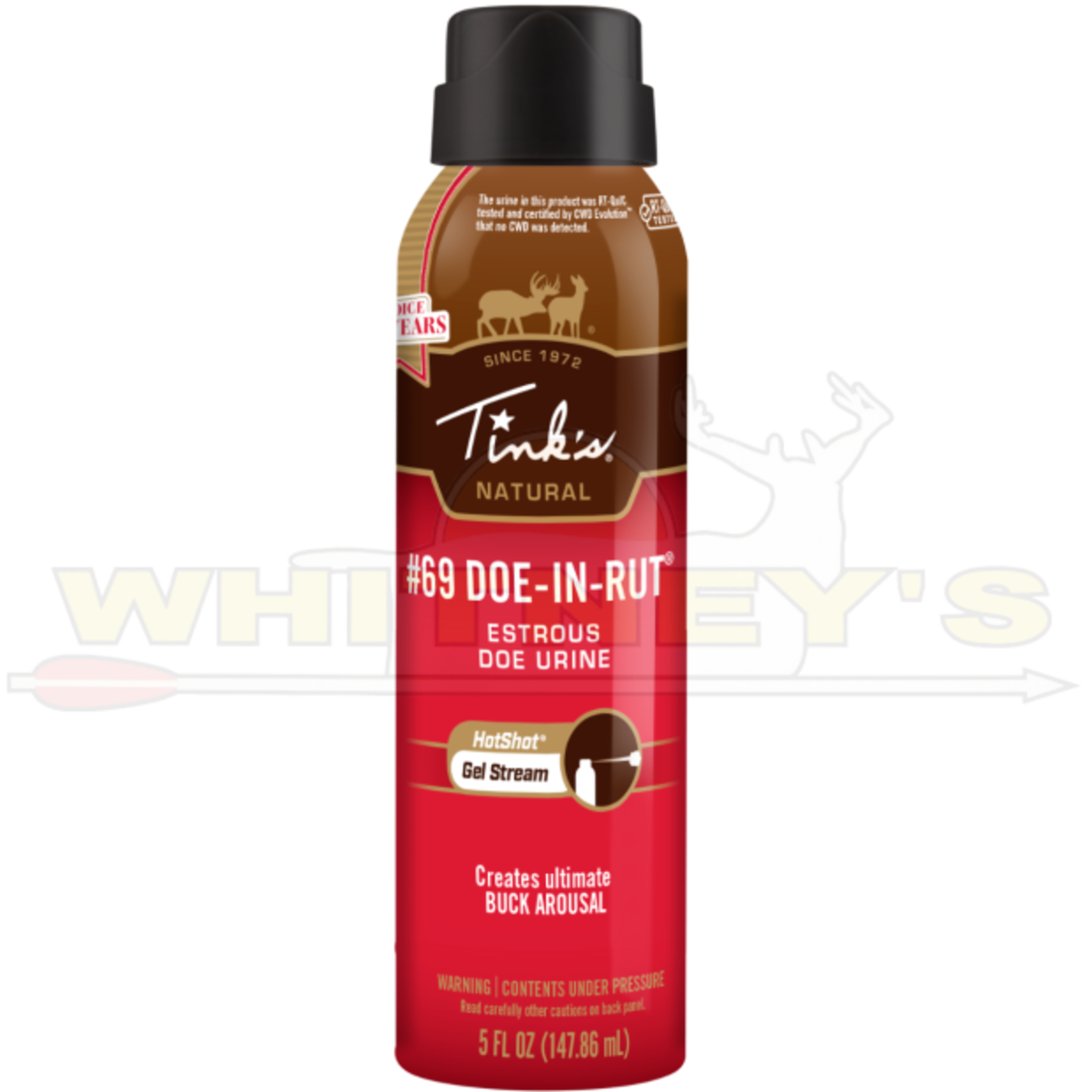 Tink's Tink's #69 Doe-In-Rut Hot Shot Gel Stream, 5oz.- W6260