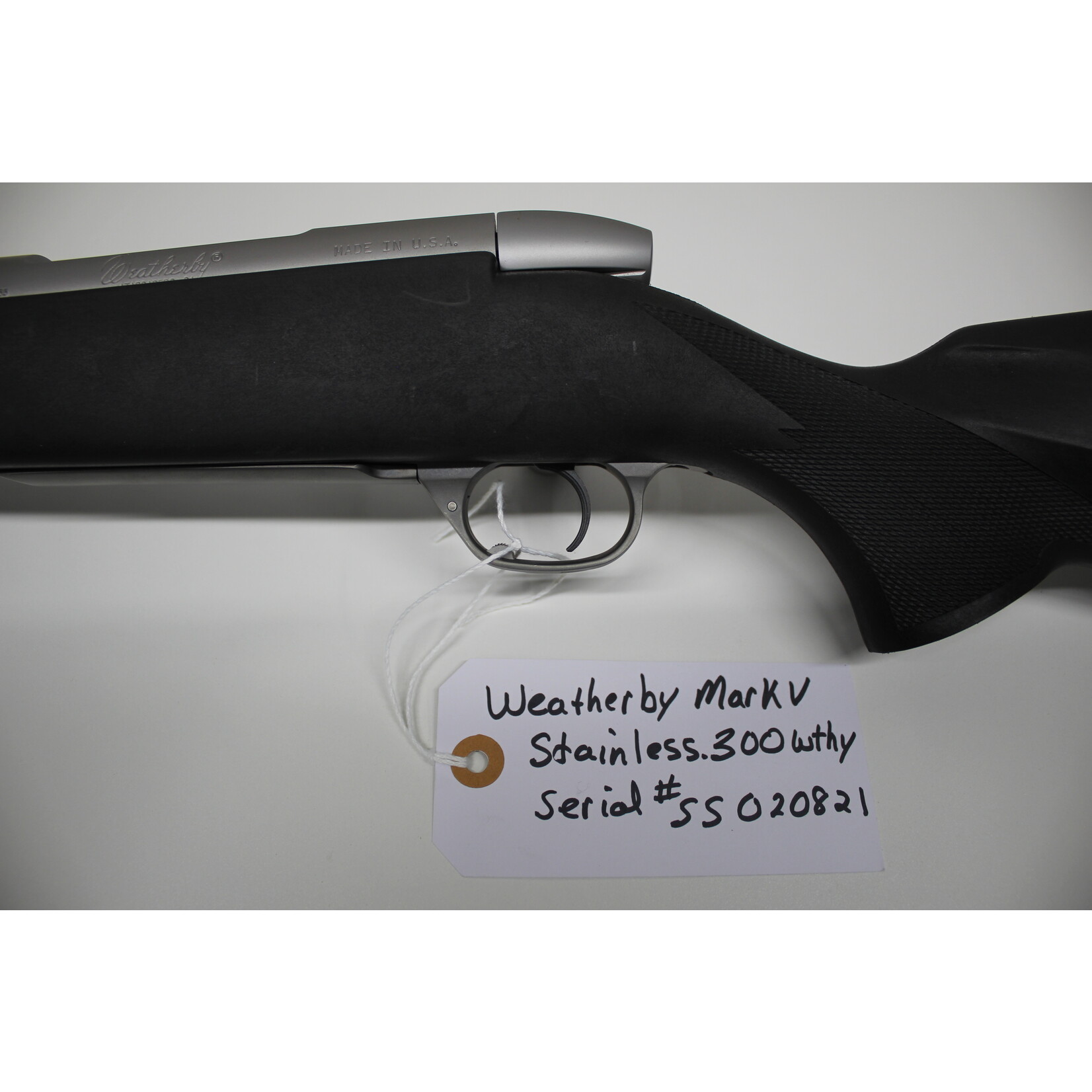 Weatherby Mark V .300 WBY Mag, Stainless Serial # SS020821