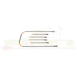 Gas Bowstrings Gas Bowstrings Ravin R29, Flo Orange w/ Black Servings