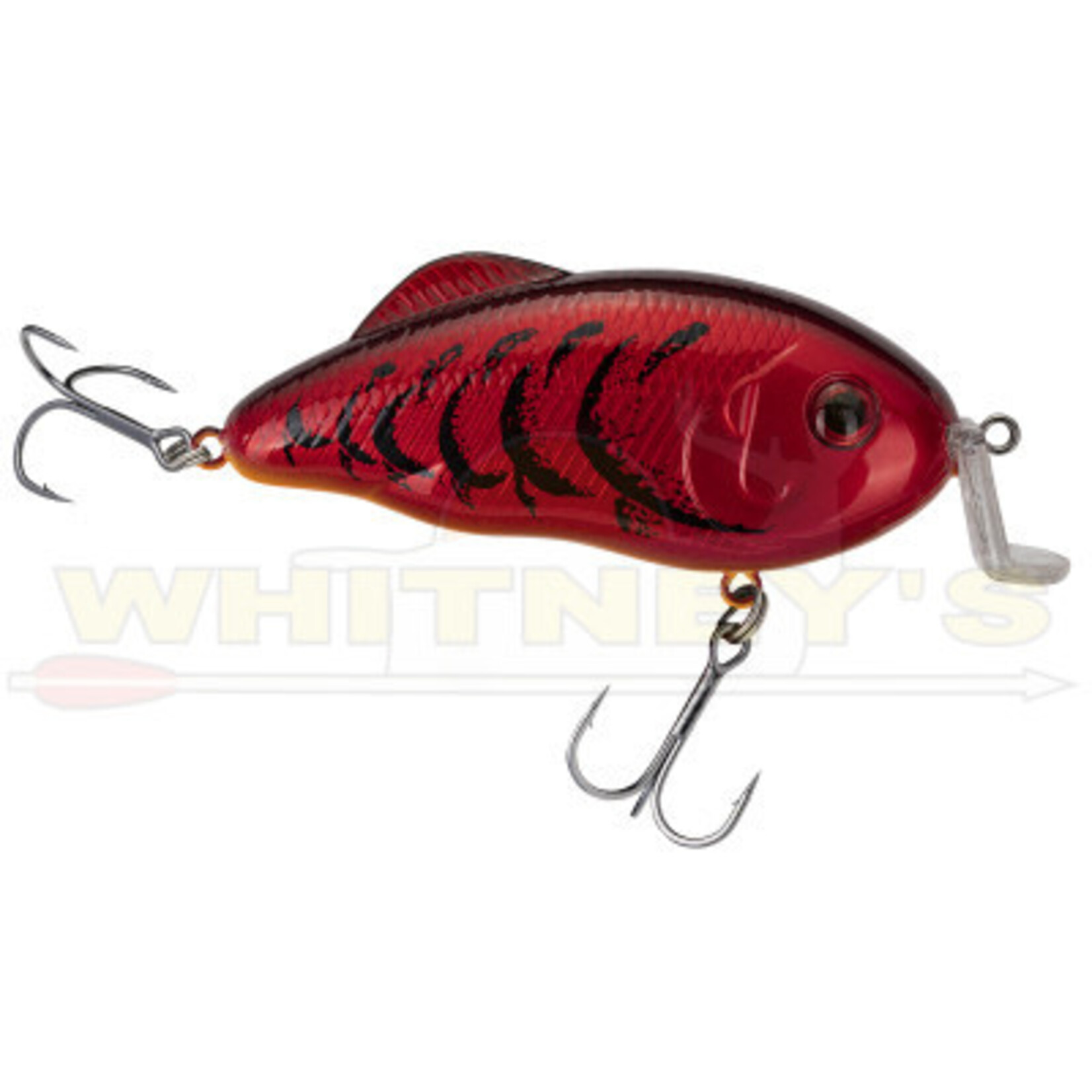 Strike King Strike King Hybrid Hunter Jr. Crankbait, Delta Red