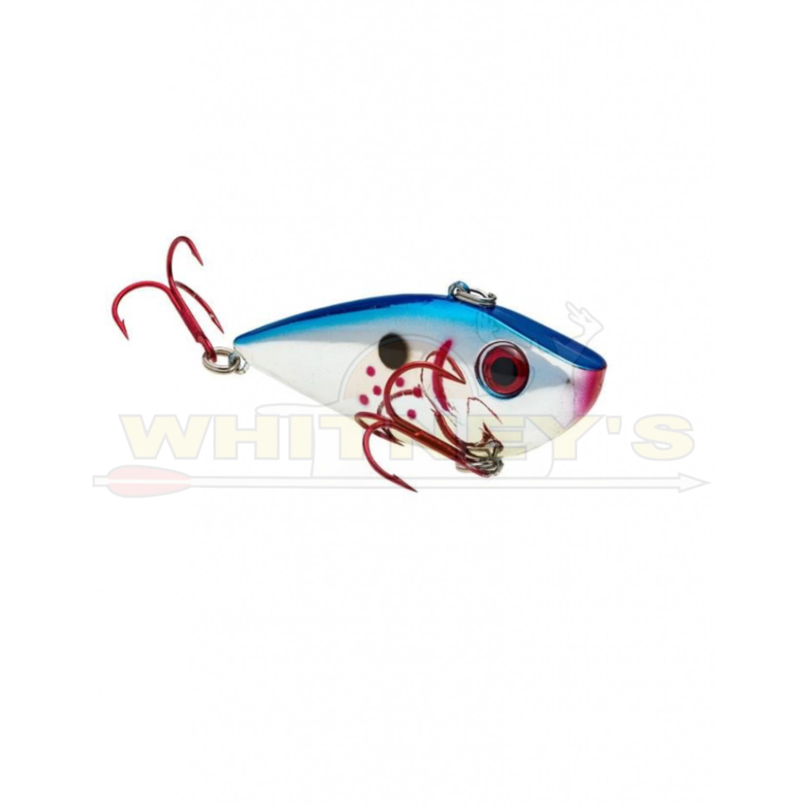 Strike King Strike King Red Eyed Shad, Bleeding Chrome Blue Back- 1/2oz.