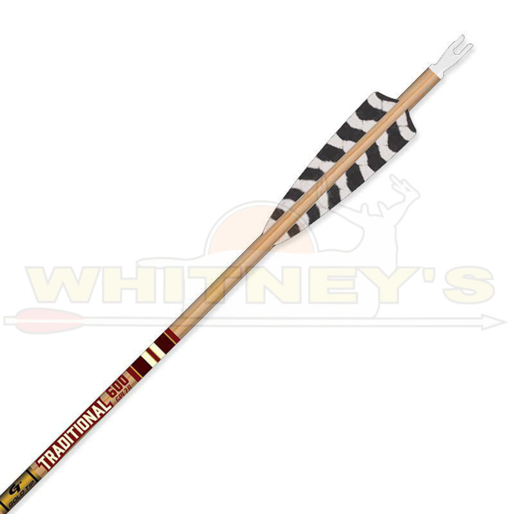 Gold Tip Gold Tip Traditional Classic 4" Feather Arrow, 6PK