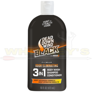 Dead Down Wind, LLC Dead Down Wind Black Premium 3-In-1 Body Wash/Shampoo/Conditioner, 16oz.-127160