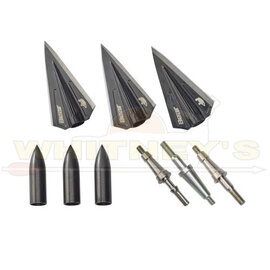 Bear Archery Bear Archery 3-Blade Razorhead VWS Broadheads, 3PK