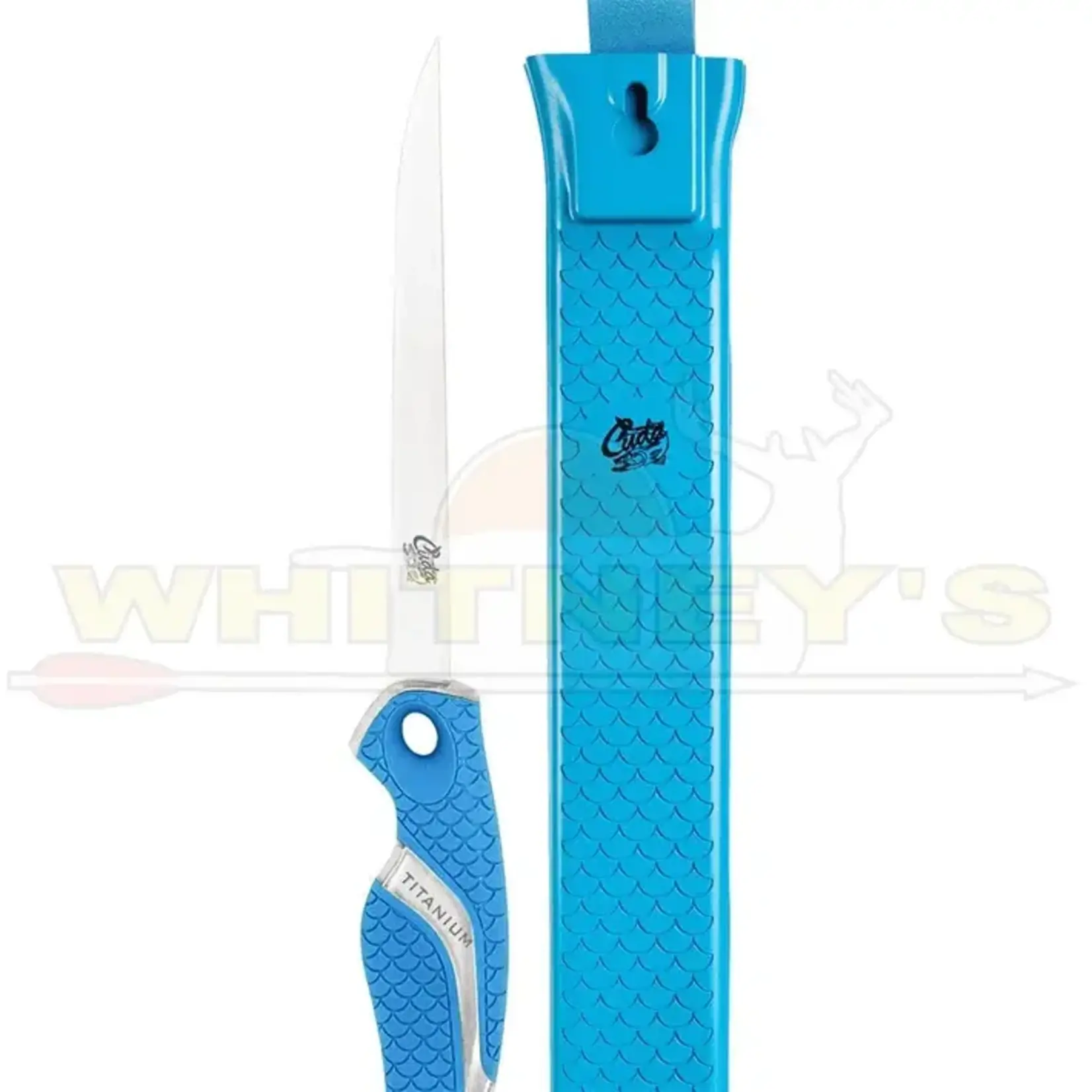 Cuda Cuda  6" Flexible Fillet Knife w/Ti- Bonded Blade & Ultralight Fisherman's Sheath, 2pc Set- CUD-18870