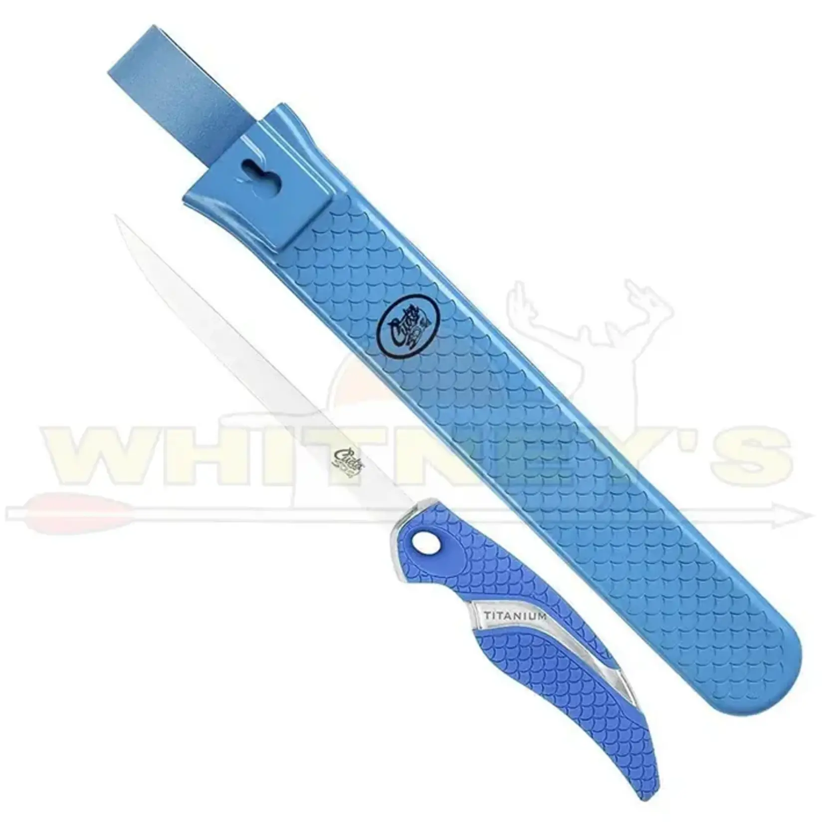 Cuda Cuda 6" Ti-Bonded Flex Fillet Knife w/ Sheath, CUD-18831
