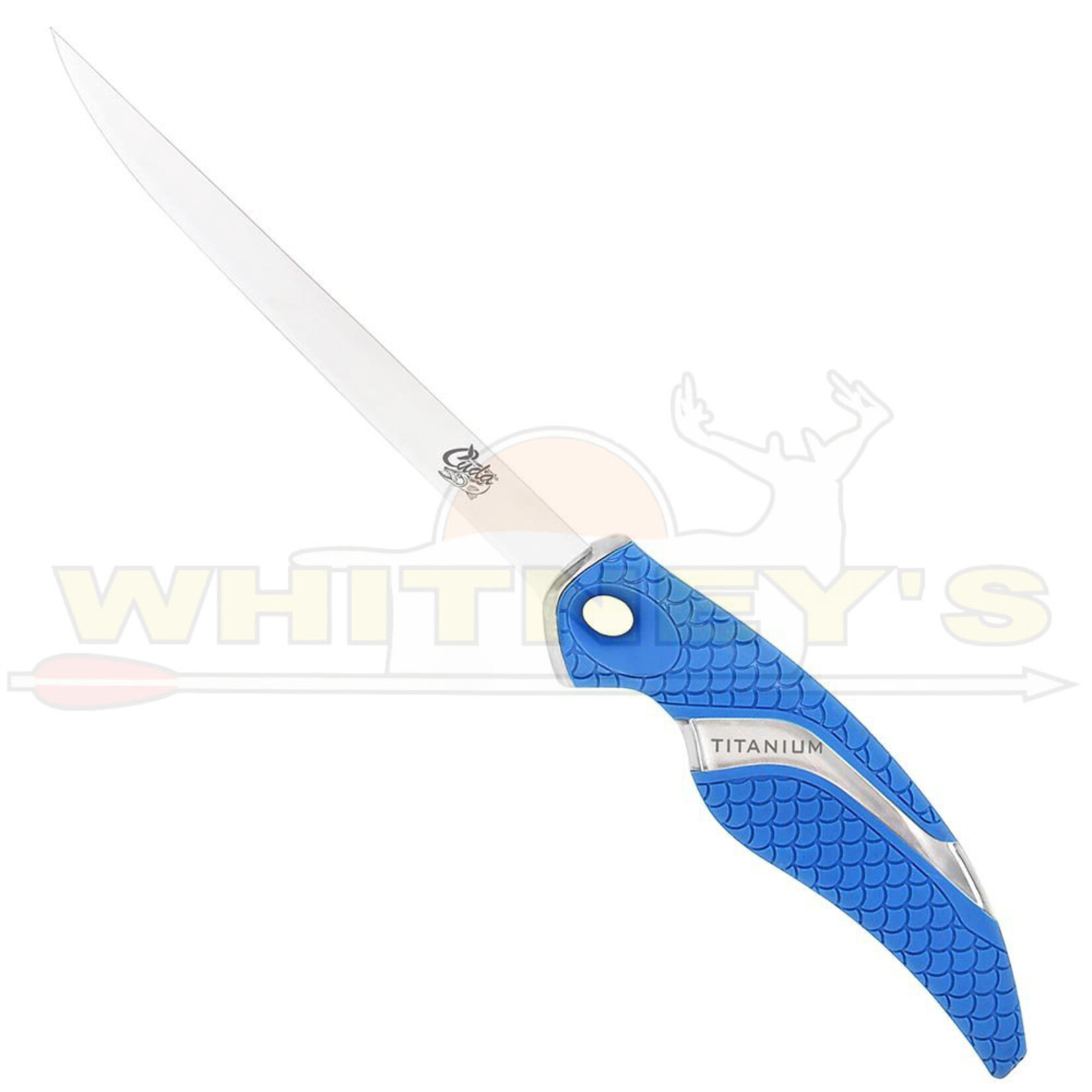 Cuda Cuda 4" Ti-Bonded Flex Fillet Knife, CUD-18853