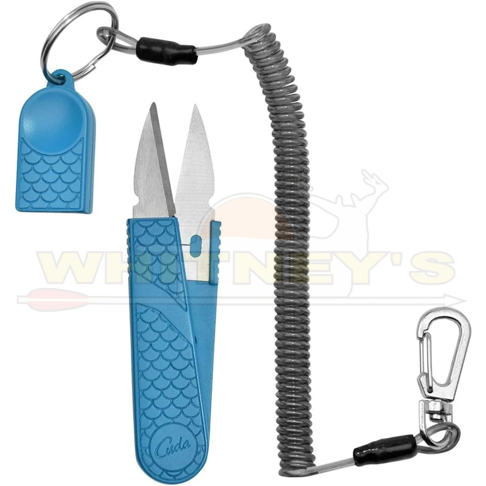 Cuda Cuda 4" Ti-Bonded Braid Nipper w/ Lanyard, CUD-23030