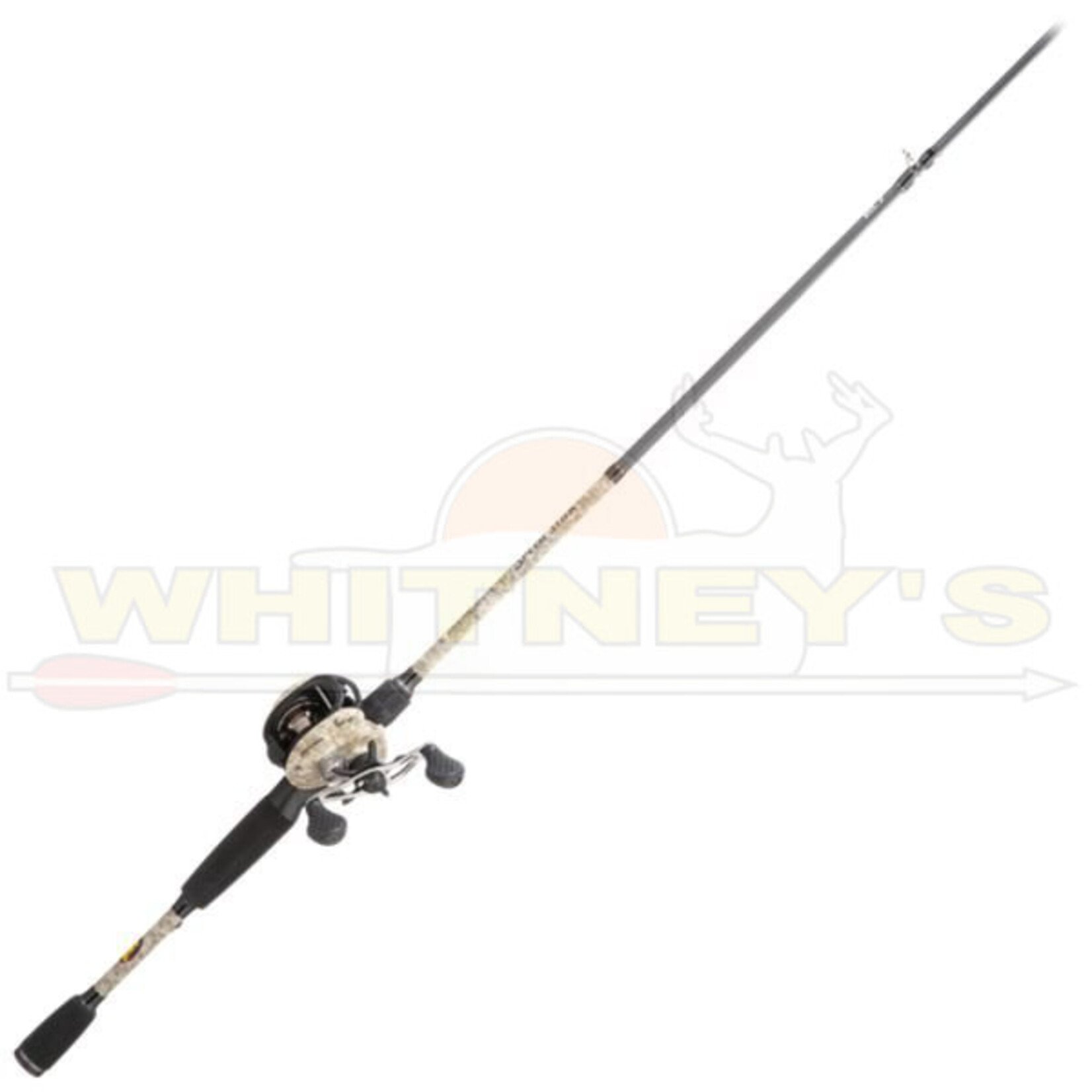 Lew's Lew's American Hero Camo 70" MH/F Baitcast Combo, Right Hand