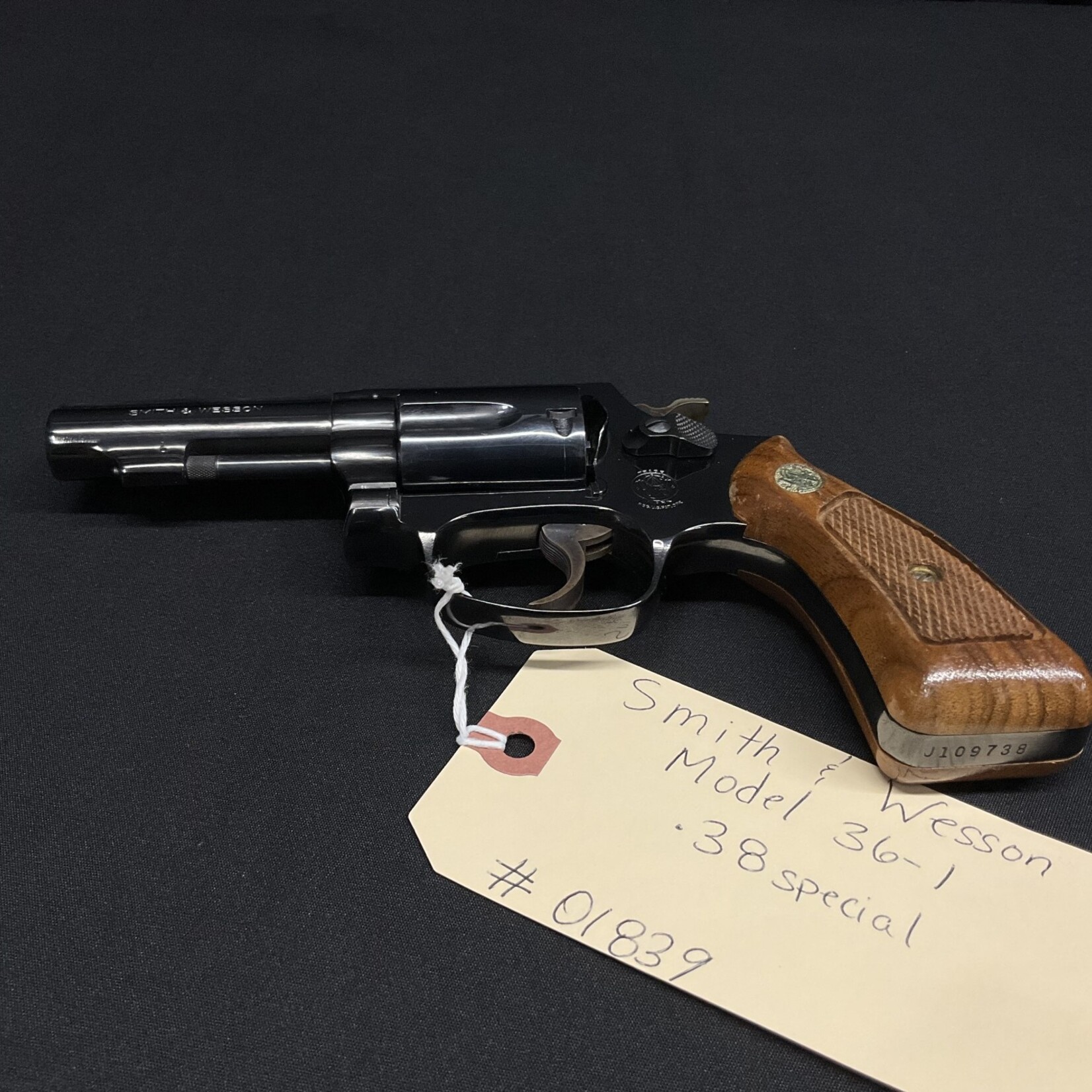 Smith & Wesson 36-1, .38spl, Serial # 01839 - Whitney's Smith & Wesson 36-1, .38spl, Serial # 01839 - Whitney's