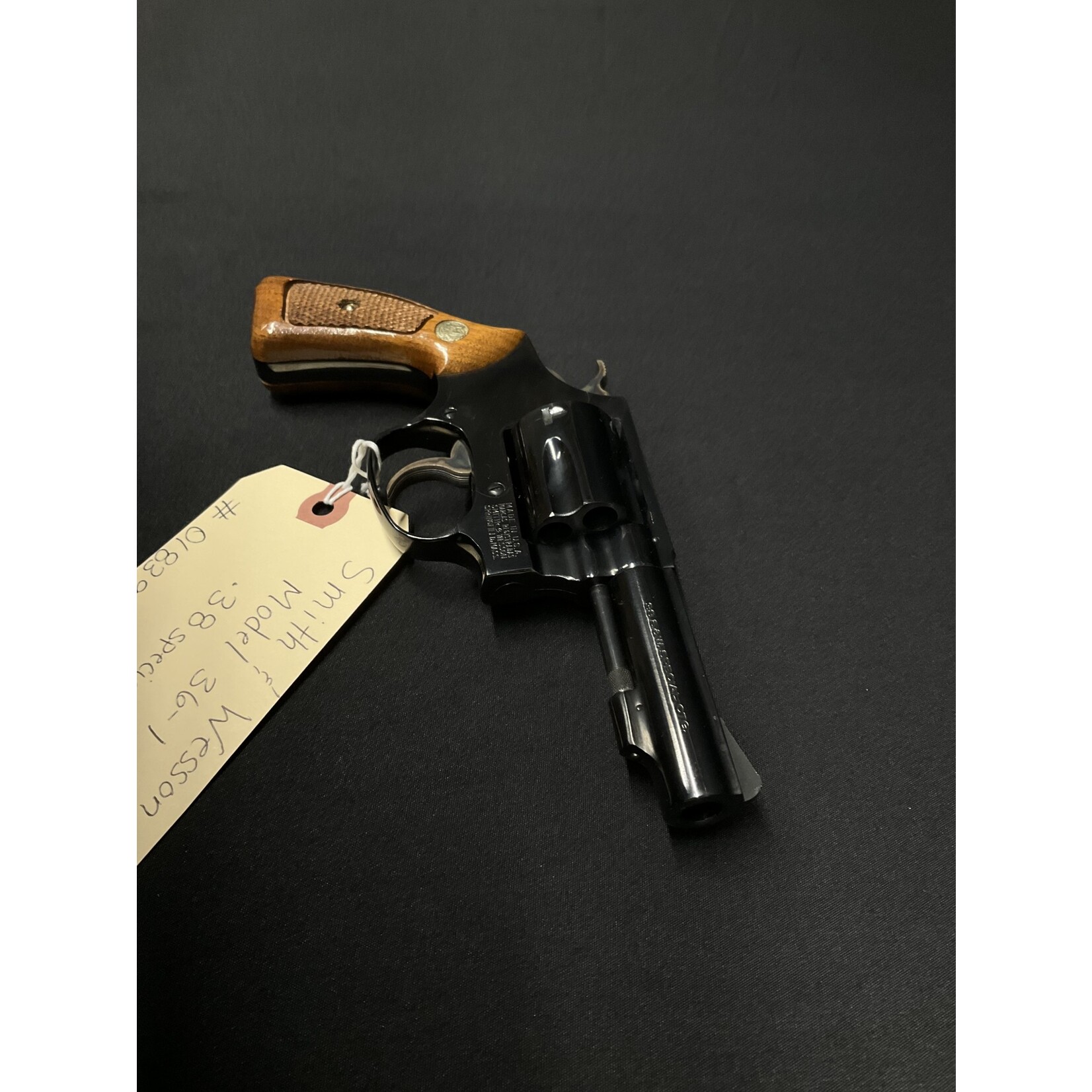 Smith & Wesson Model 36-1, .38spl, Serial # J109738, Year 1973