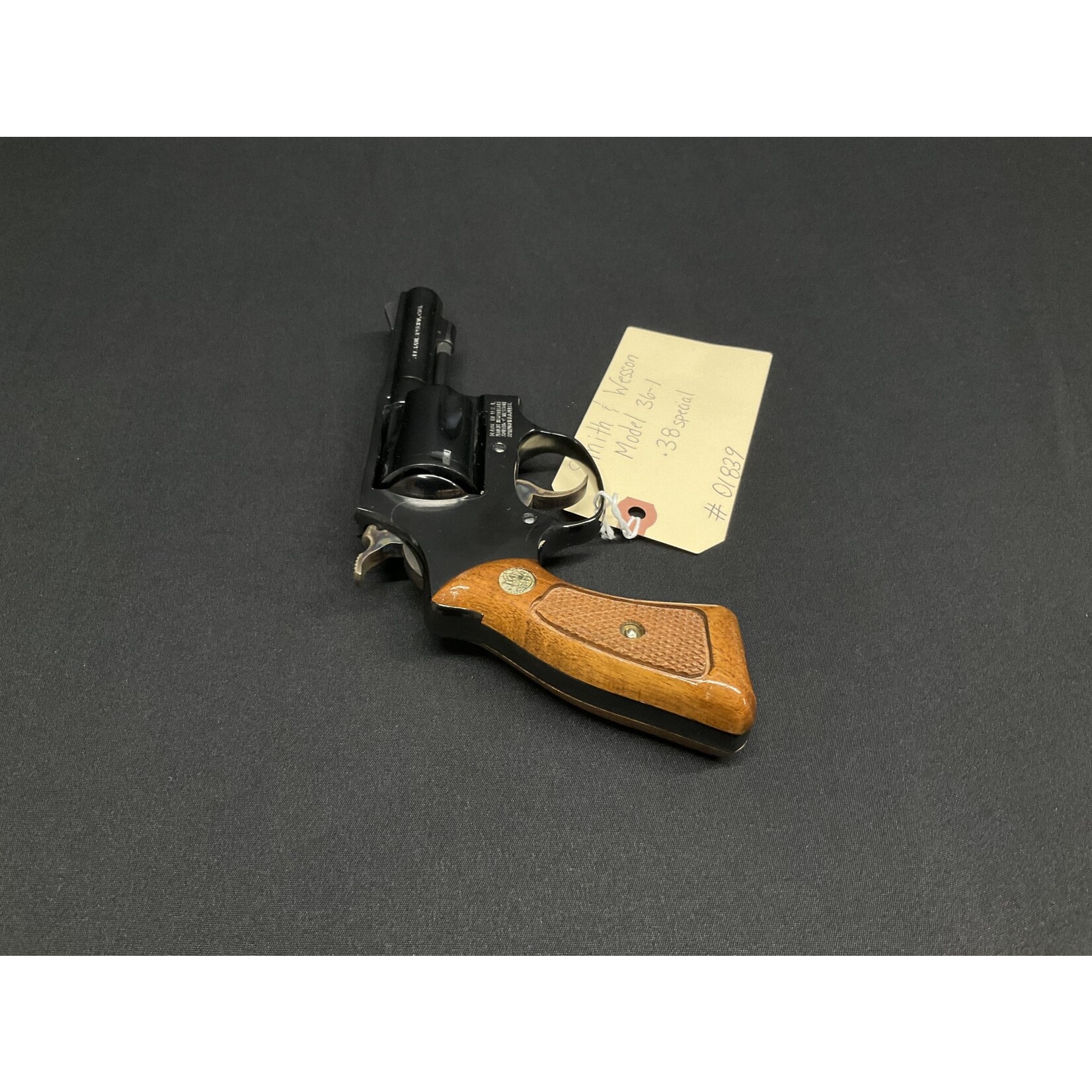 Smith & Wesson Model 36-1, .38spl, Serial # J109738, Year 1973
