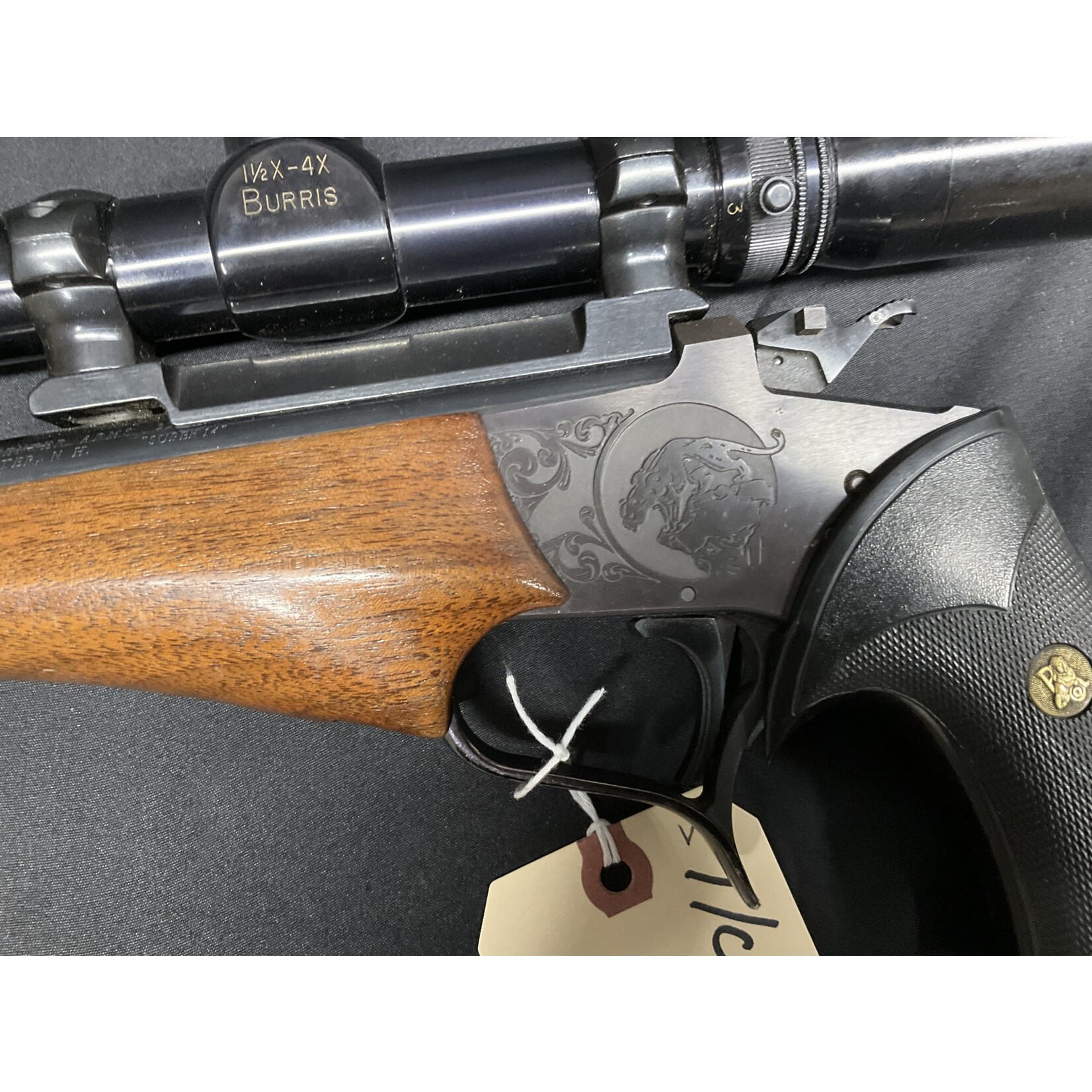 Thompson Center Arms Contender Pistol .223, Serial # 220781 W/ Burris 1 1/2-4x Scope