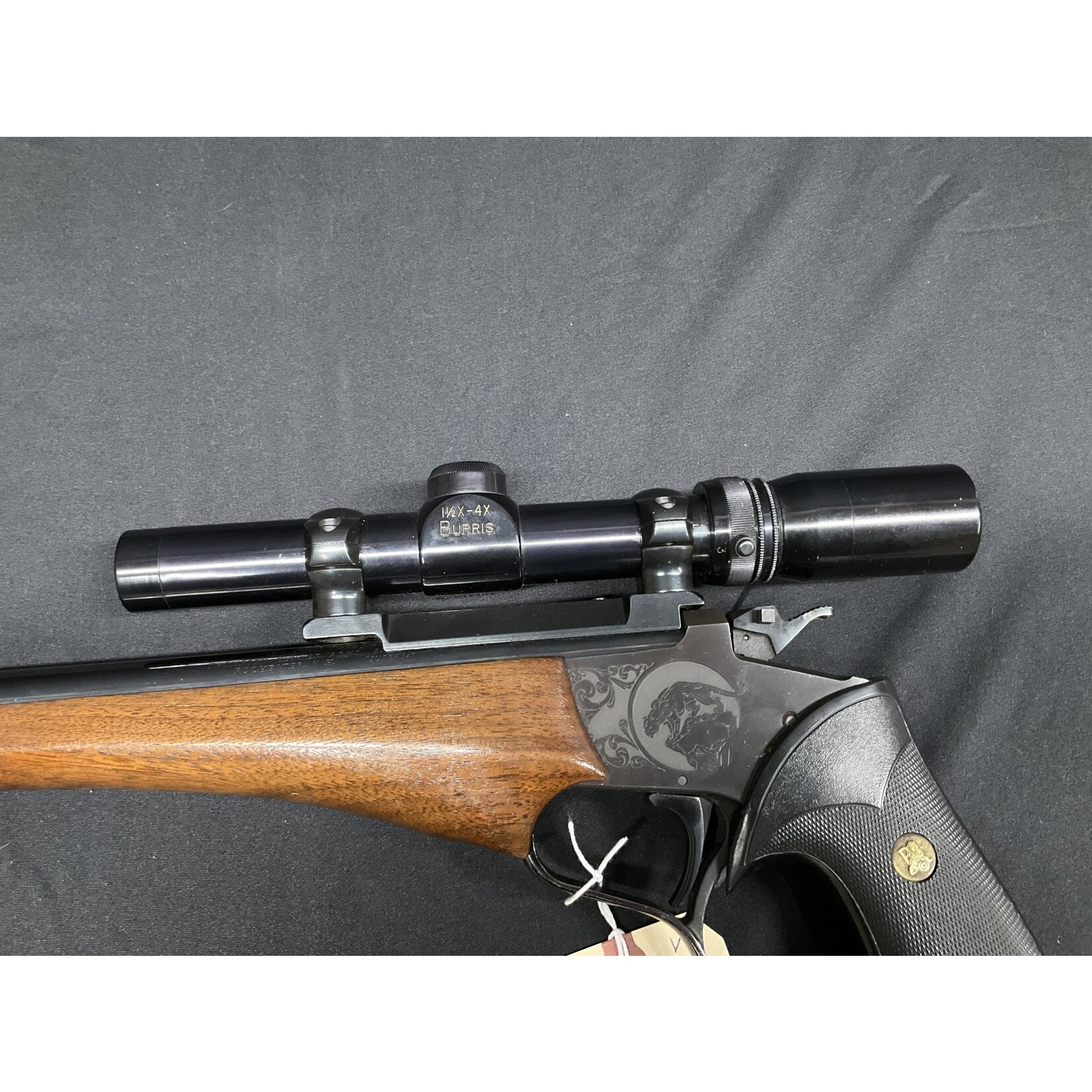 Thompson Center Arms Contender Pistol .223, Serial # 220781 W/ Burris 1 1/2-4x Scope