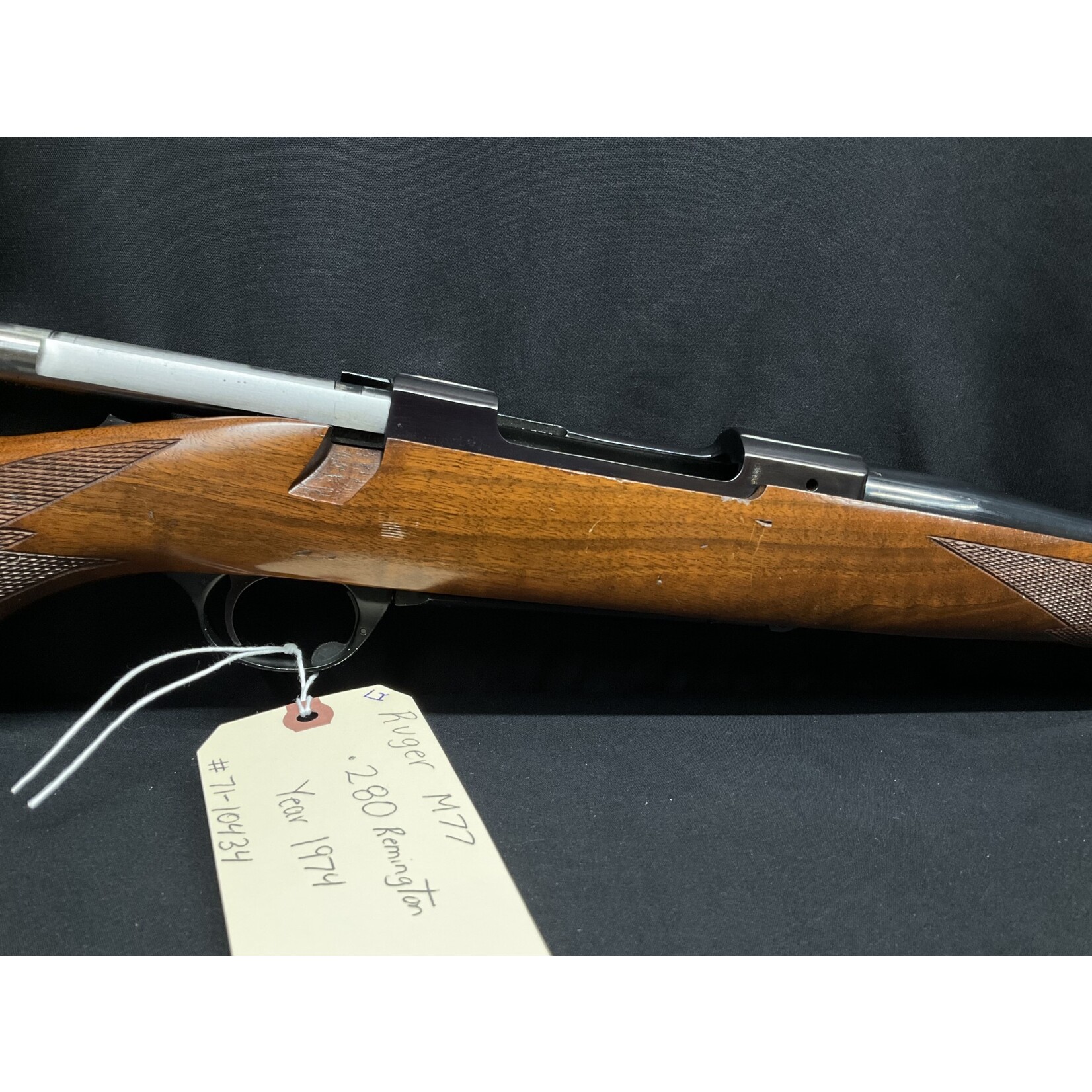 Ruger M77, .280, Serial # 71-10434 Year 1974