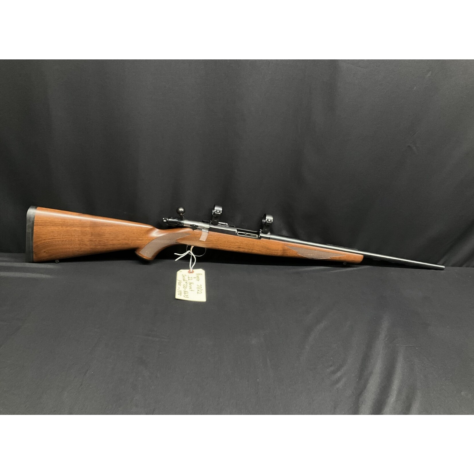 Ruger 77/22, .22 Hornet, Serial # 720-16633, Year 1995