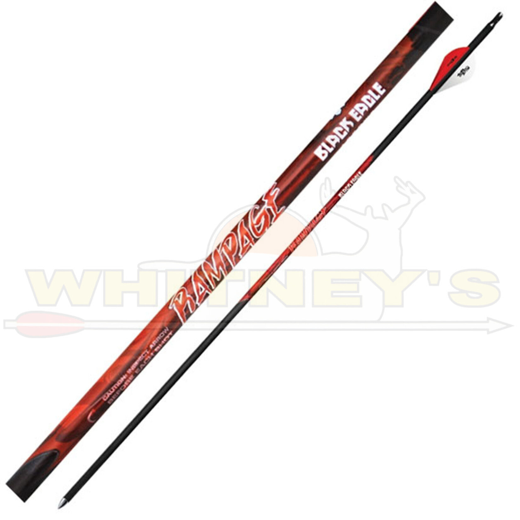 Black Eagle Black Eagle Rampage Fletched Arrows, 6pk , .001 -