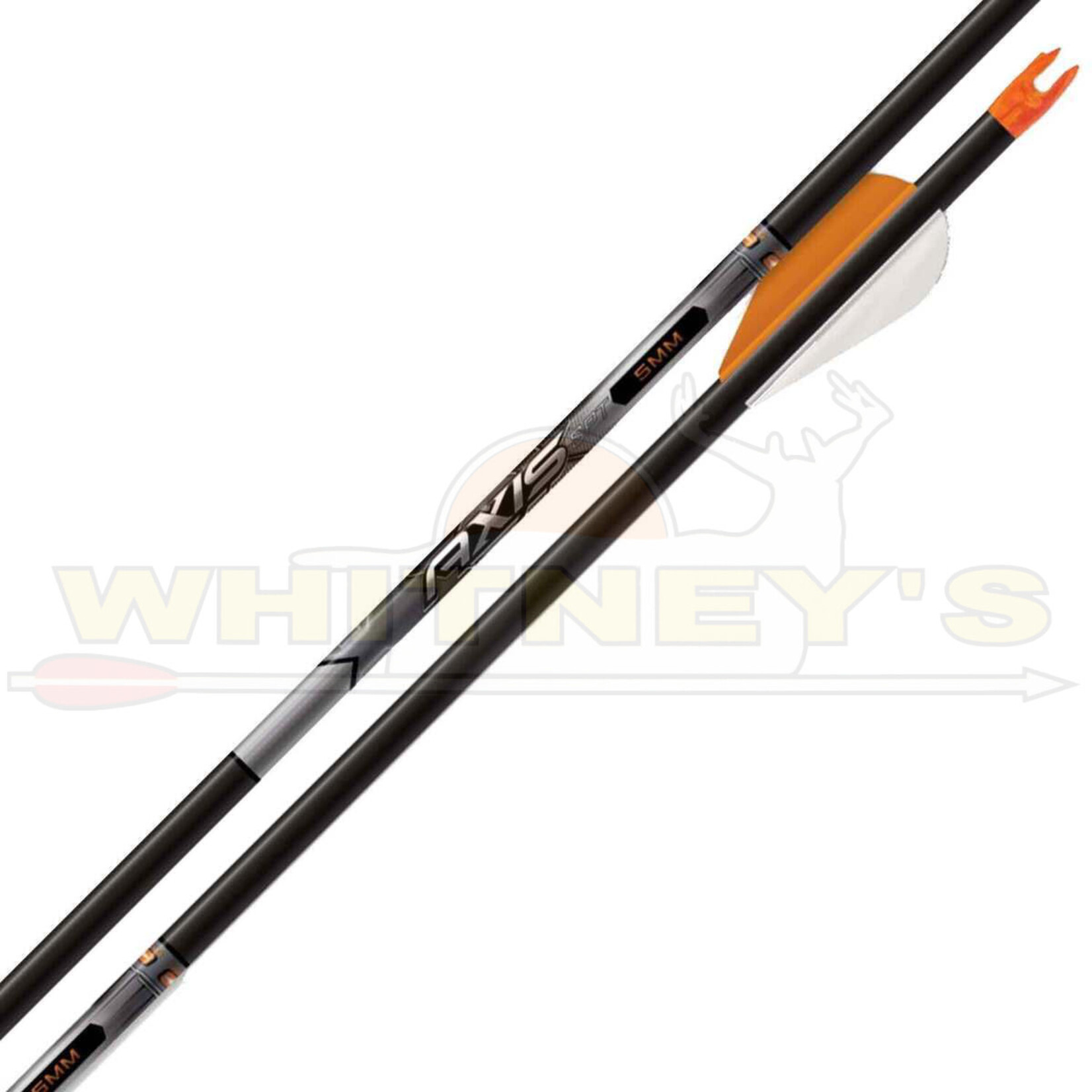 EASTON Easton Axis SPT 400 2” Bully Vanes 5mm Alum Halfout Insert (6 PACK)
