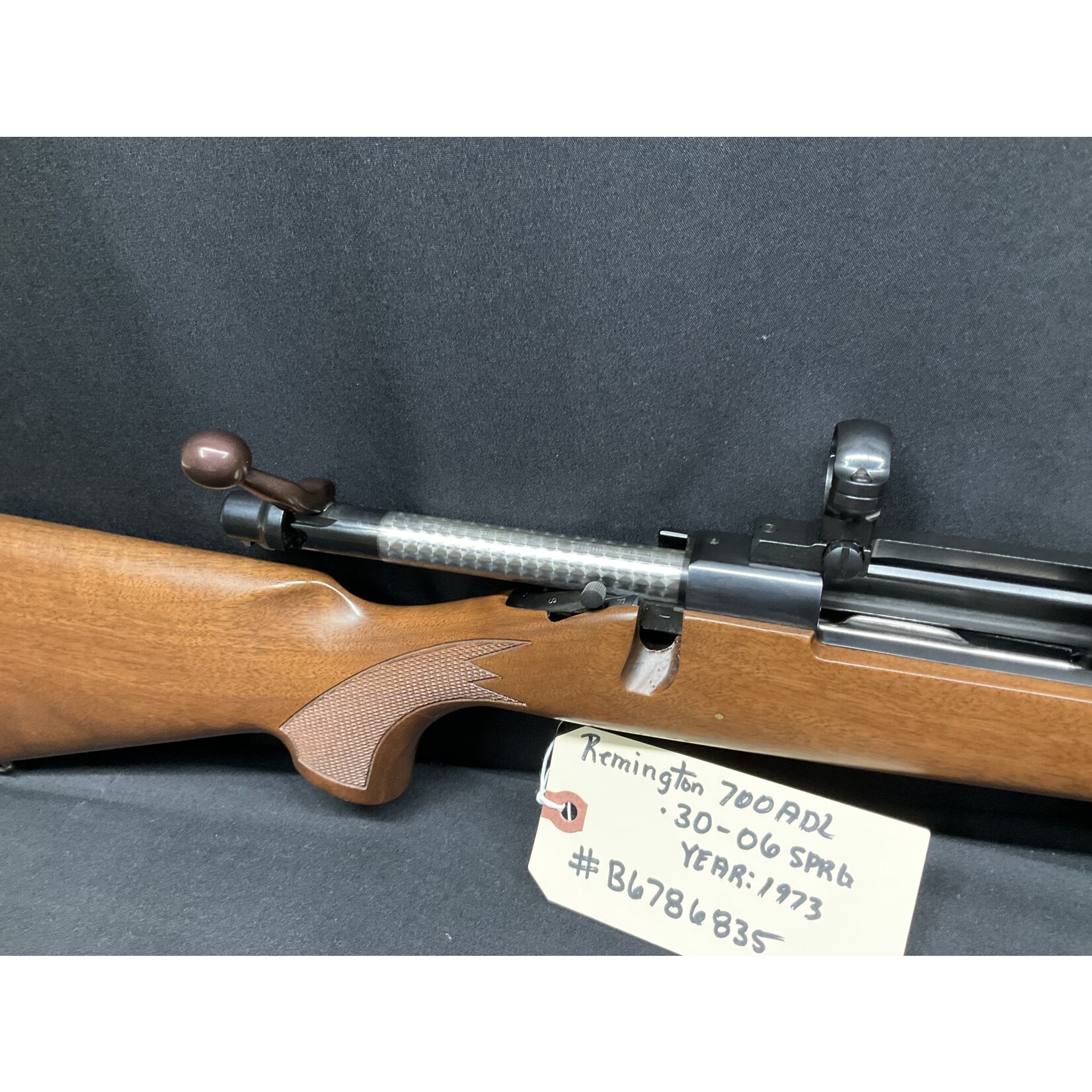 Remington 700 ADL, .30-06 Sprg., Serial #B6786835, Year 1973