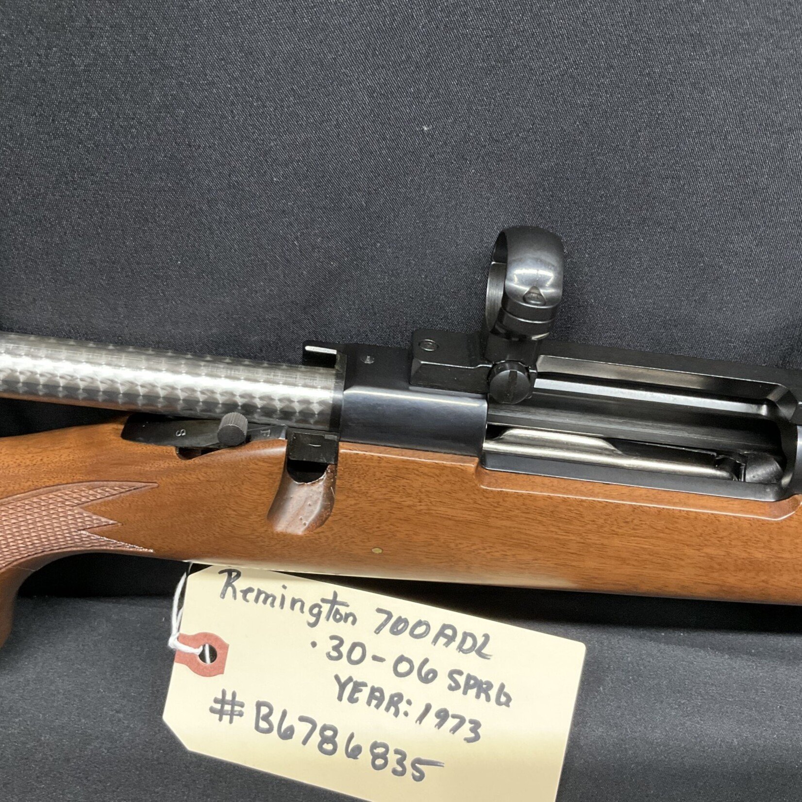 EJ'S Auction 9-86-013-01-08014 Remington 700 ADL, .30-06 Sprg., Serial #B6786835, Year 1973