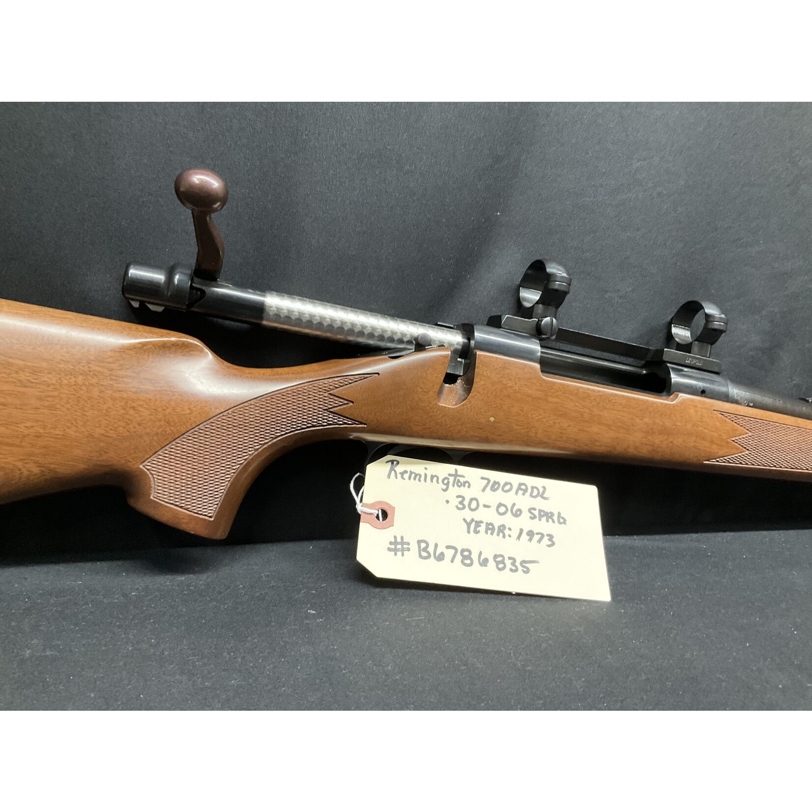 Remington 700 ADL, .30-06 Sprg., Serial #B6786835, Year 1973