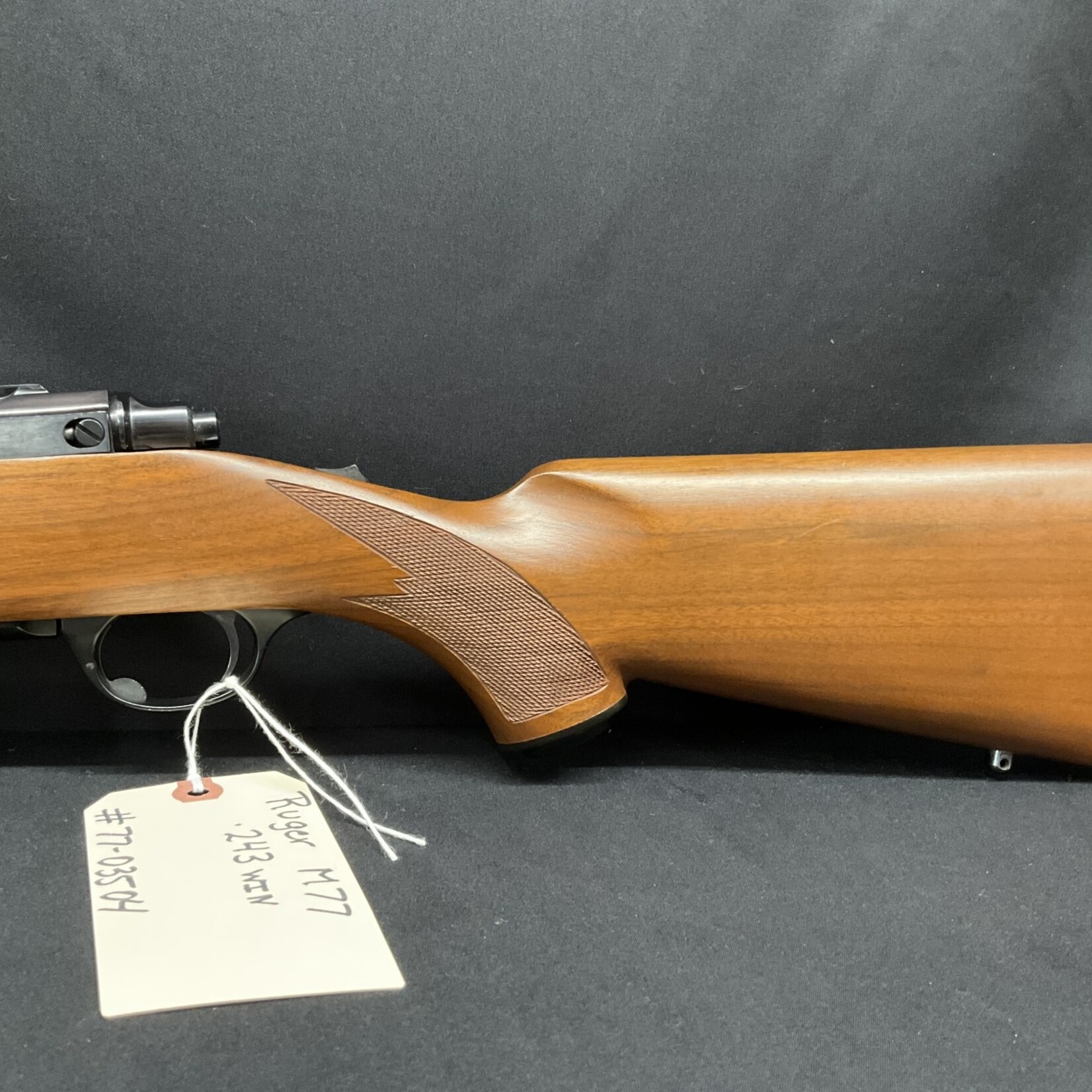 Accurate Gun Auctions, Inc. 1-59-103-01-57266 Ruger M77 .243 WIN, Serial # 77-03504