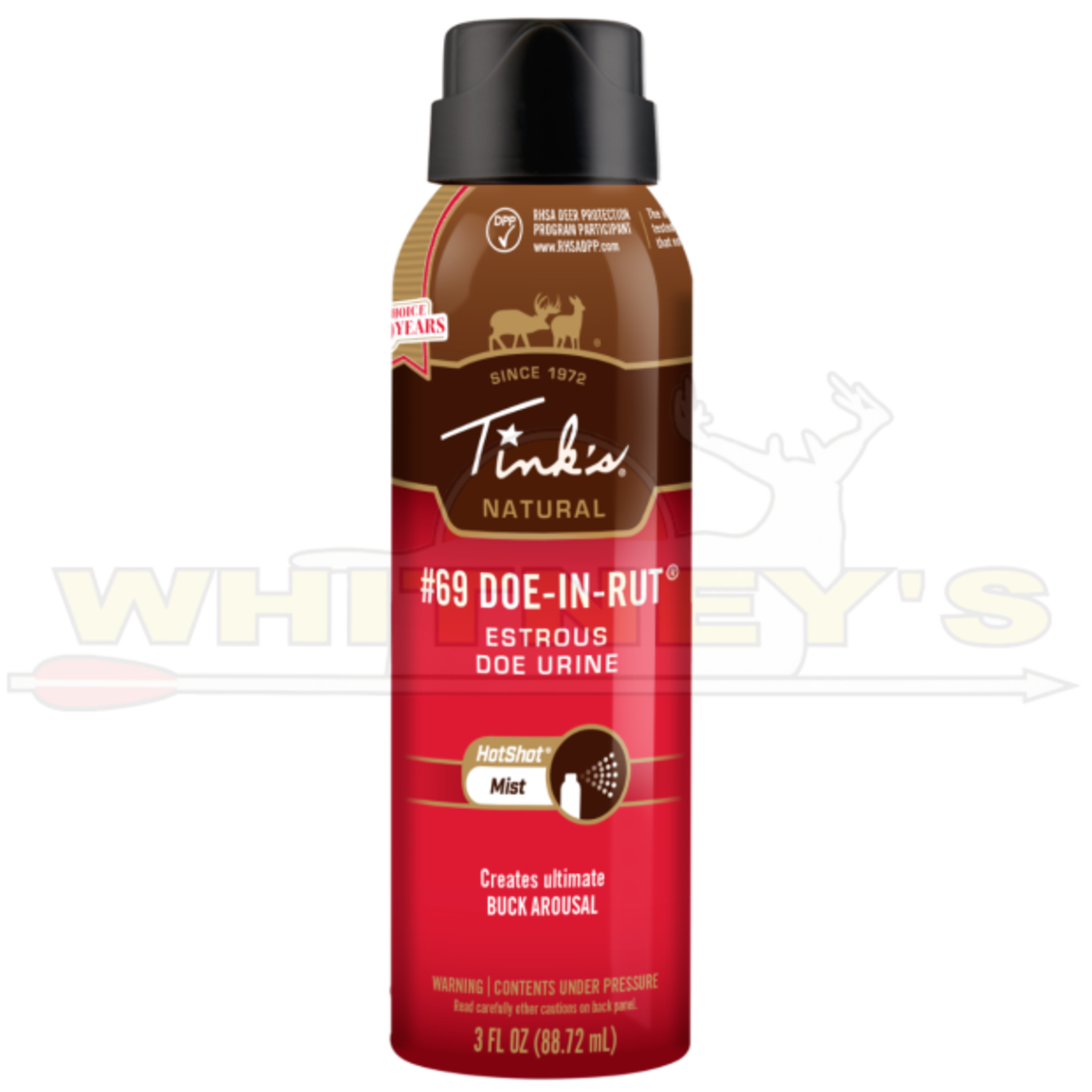 Tink's Tink's All Natural Hot Shot #69 Doe-in-Rut Mist Can, 3oz.- W5310