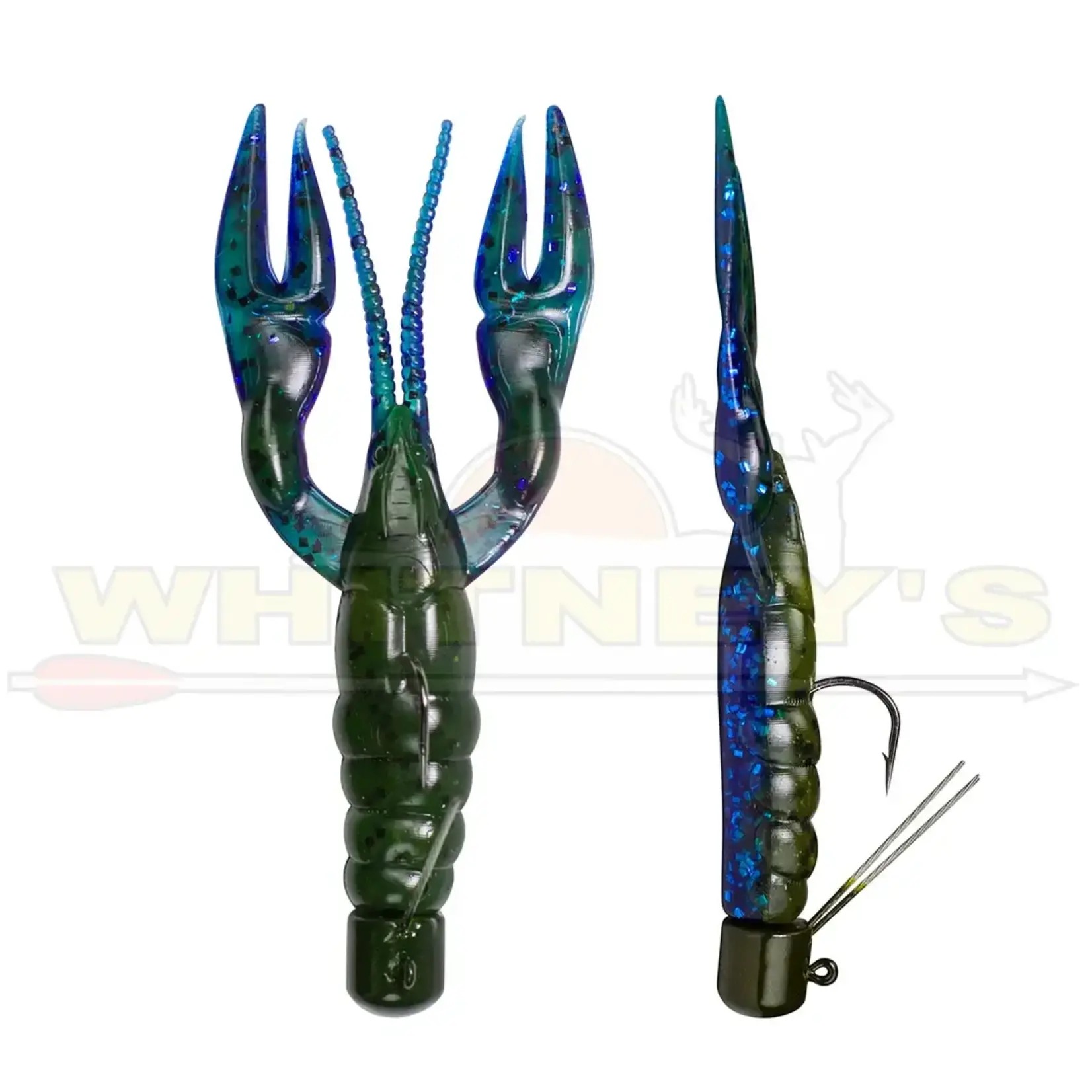 Lunkerhunt Lunkerhunt Finesse Craw Pre-Rigged 3" & 1/4oz.