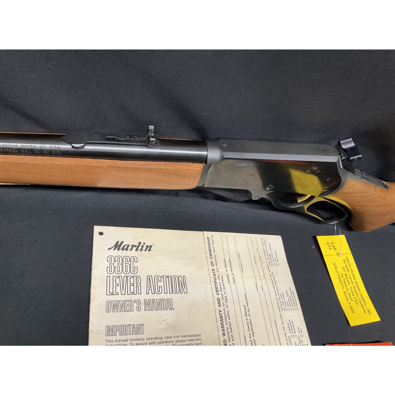 Marlin 30AW .30-30 Serial # 21002271 NEW IN BOX