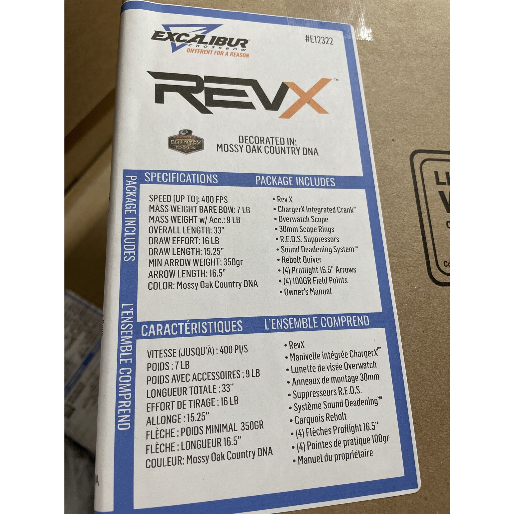 Excalibur Excalibur RevX Crossbow