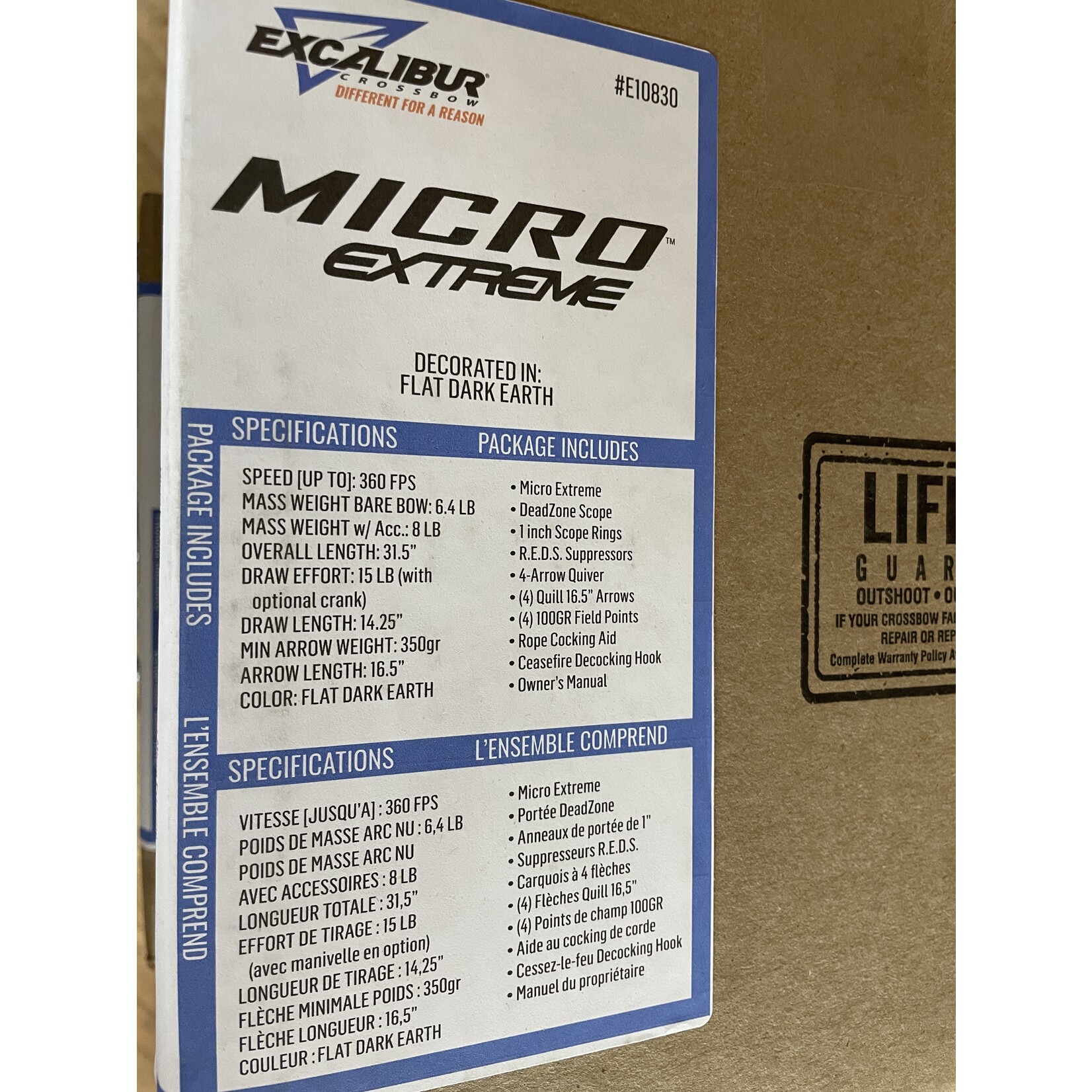 Excalibur Excalibur Micro 360 Extreme Crossbow