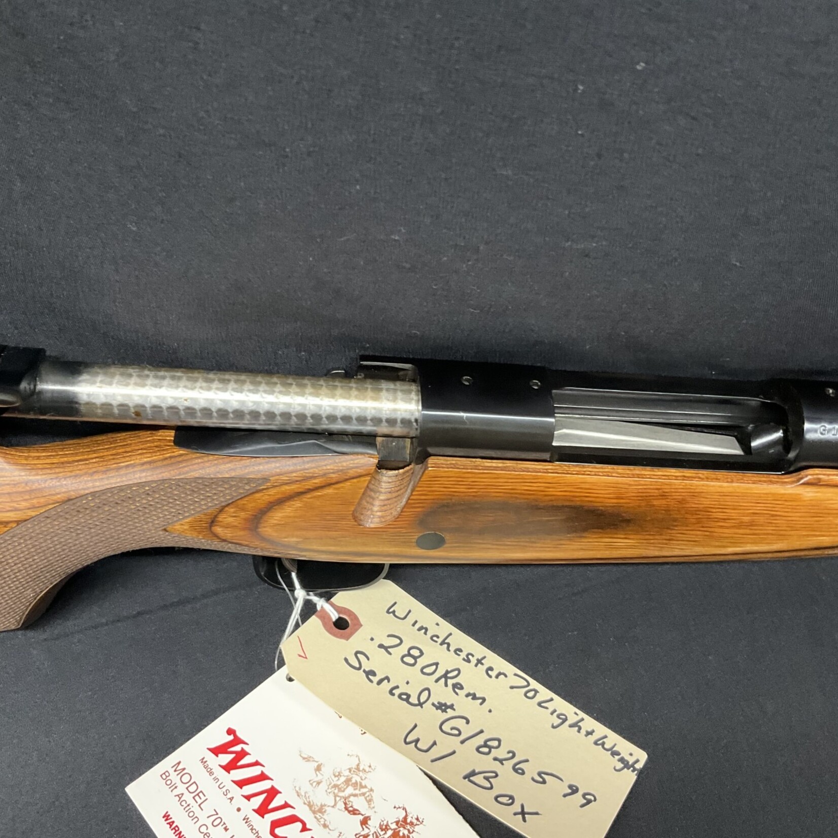 Winchester Model 70 Lightweight, .280 Rem., Serial # G1826599, 22" Barrel