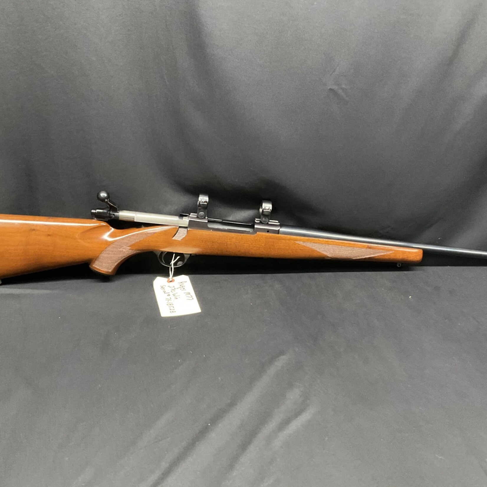 Ruger M77, .270 Win., Serial # 71-18528, Tang