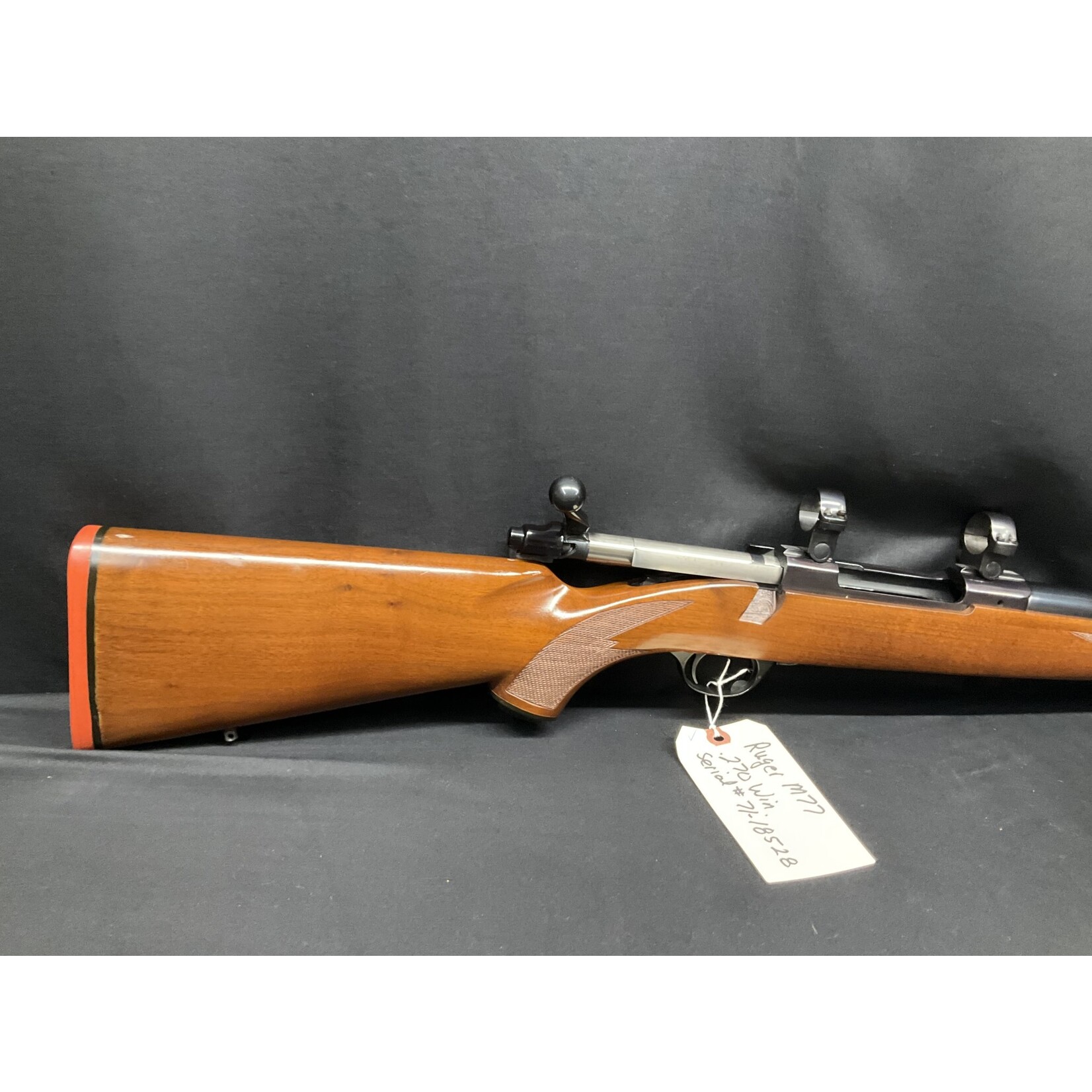 Ruger M77, .270 Win., Serial # 71-18528, Tang