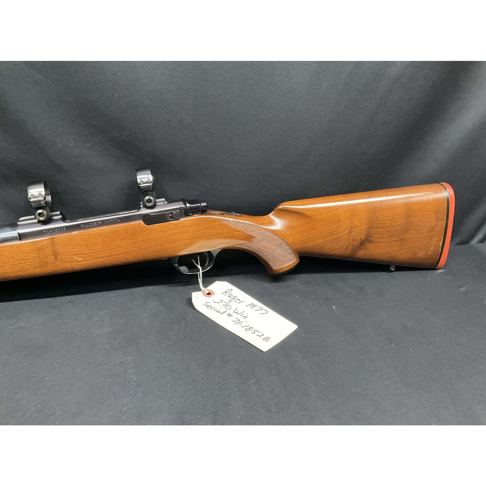 Ruger M77, .270 Win., Serial # 71-18528, Tang