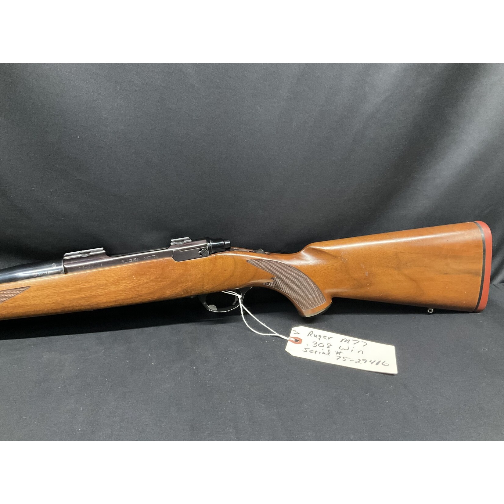Ruger Model M77, .308 Win., Serial # 75-29416,