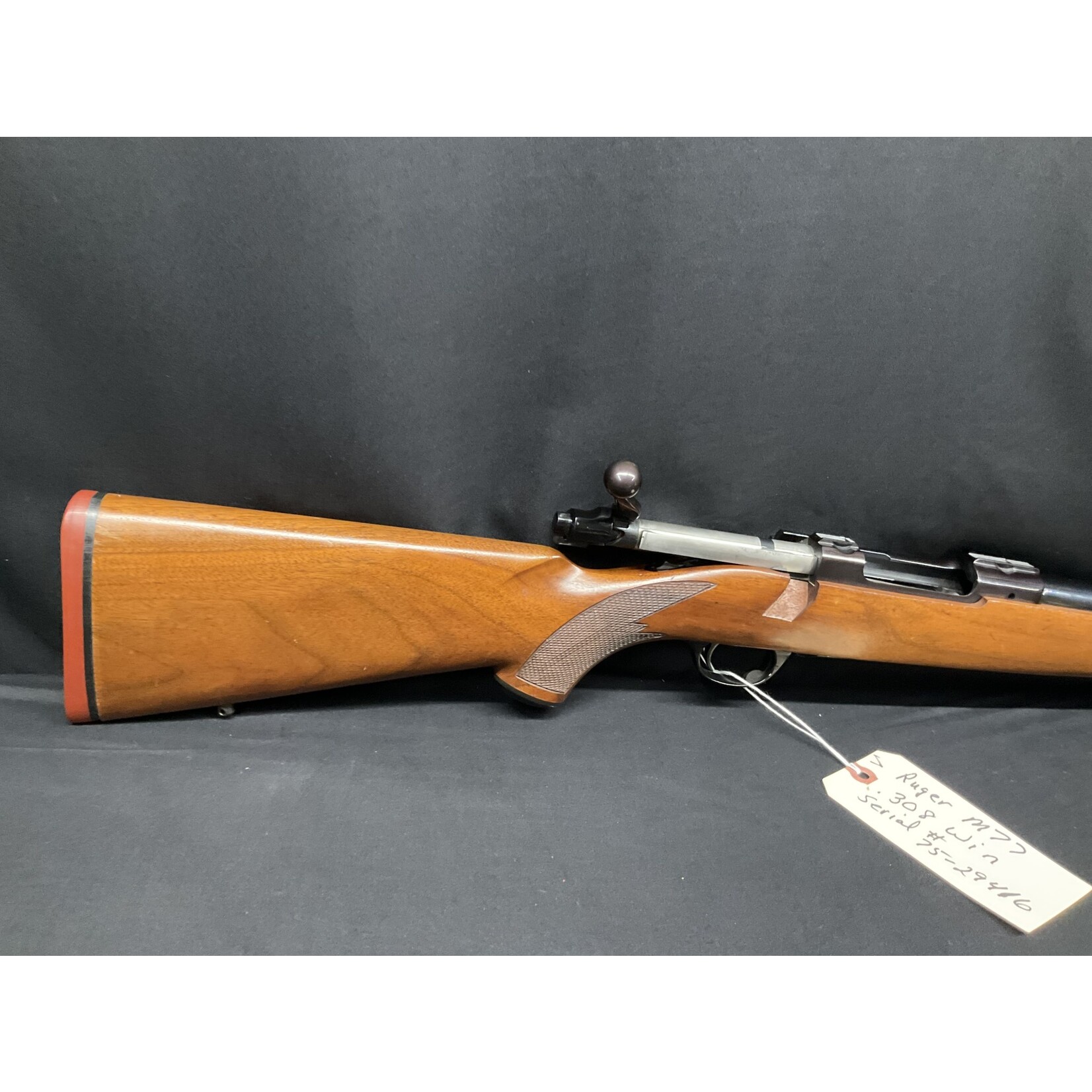 Ruger Model M77, .308 Win., Serial # 75-29416,