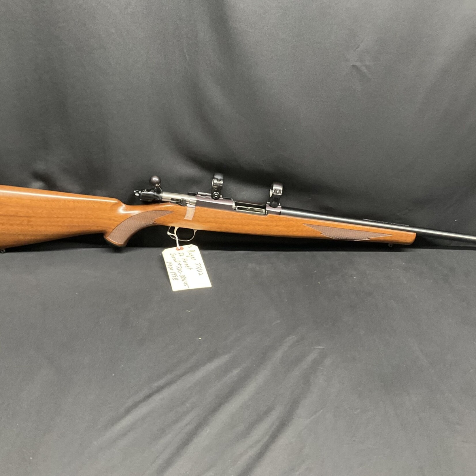 Ruger 77/22, 22 Hornet, Serial # 720-38645, Year 1998