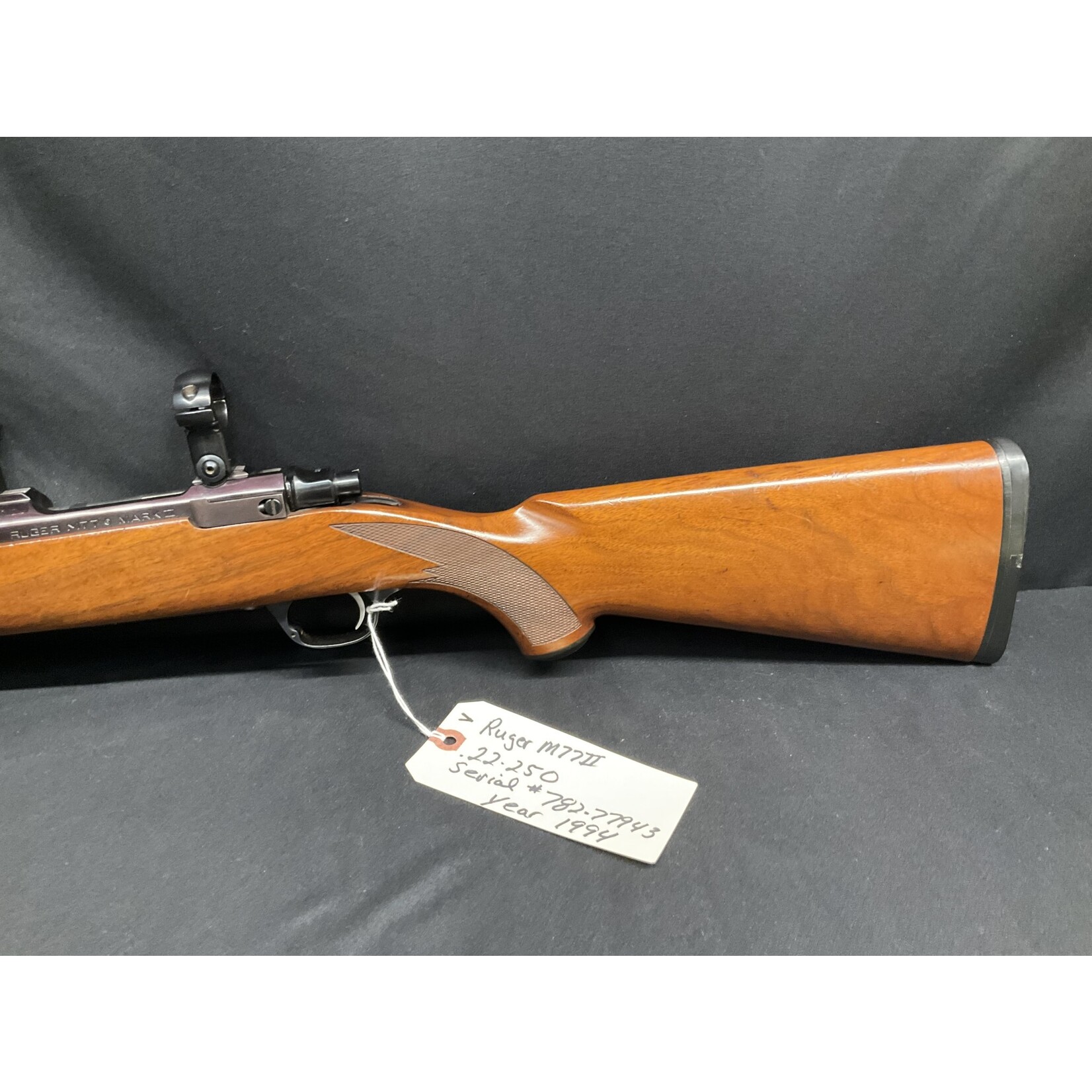 Ruger Model M77 Mark II, .22-250 Rem., Serial # 782-77943, Year 1994