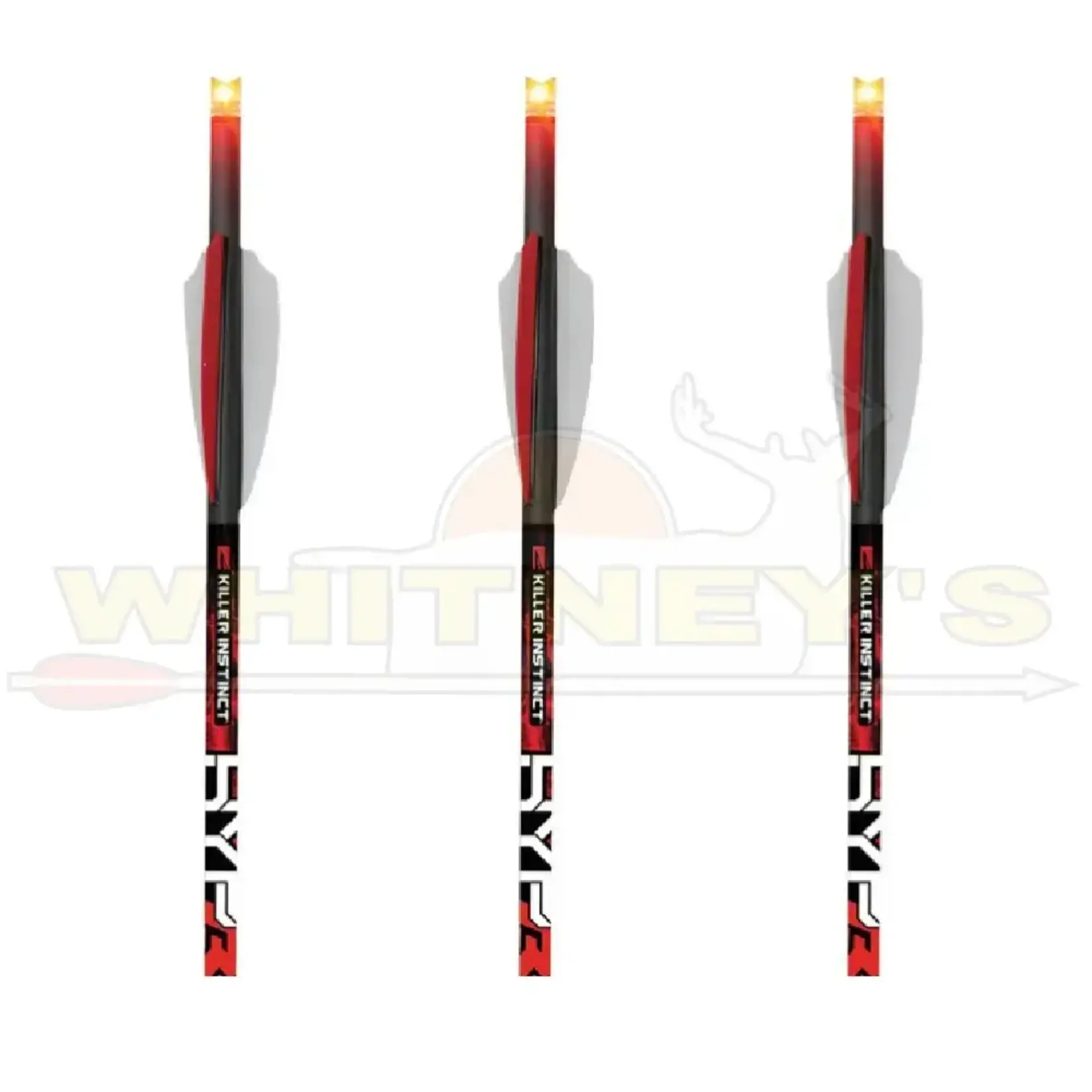 Killer Instinct Killer Instinct Lighted 20" Crossbow Bolts, 3PK