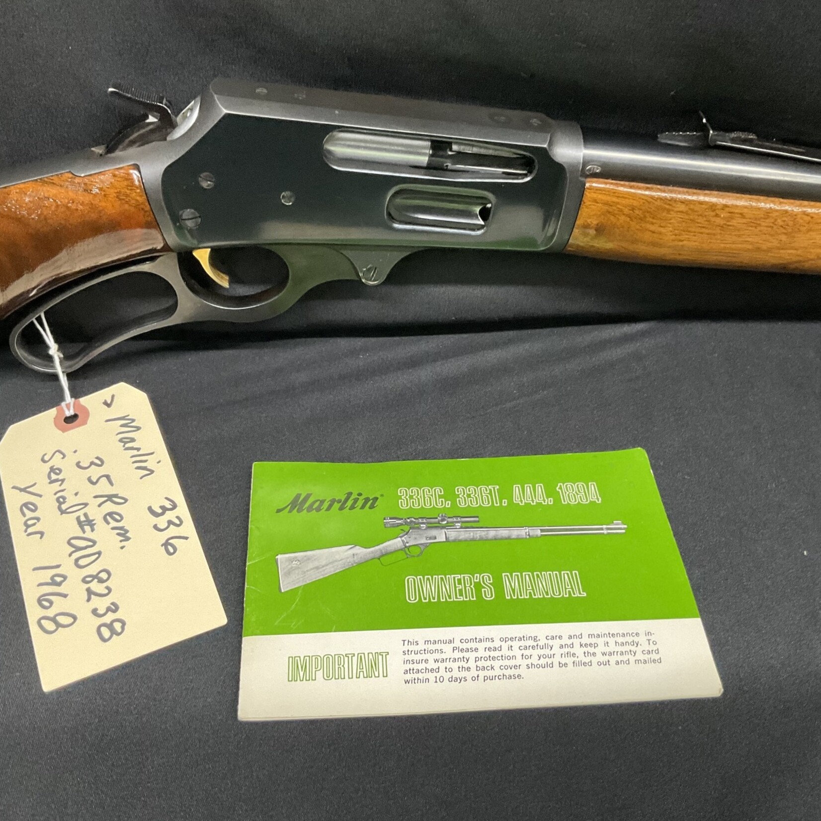 Marlin 336, .35 Rem., Serial AD8238, Year 1968 Whitney's Hunting Supply