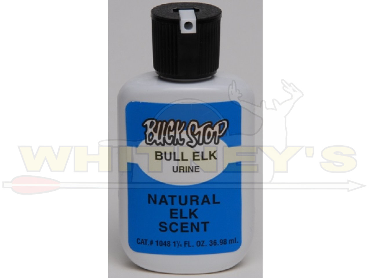 Buck Stop Bull Elk Urine Bottle, 2oz. Whitney's Hunting Supply