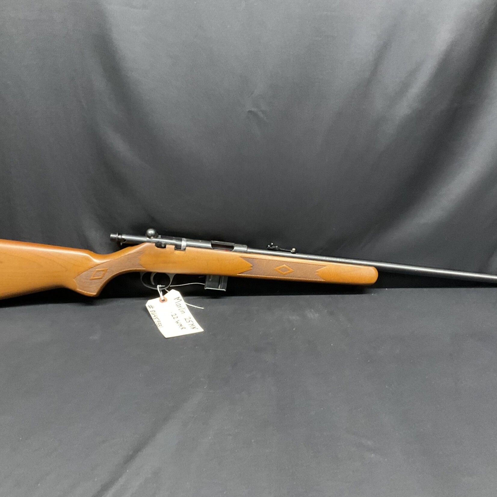 Alderfer Auction, 8-23-091-01-6B-09826 Marlin 25MN .22 WMR, Serial # 06459331