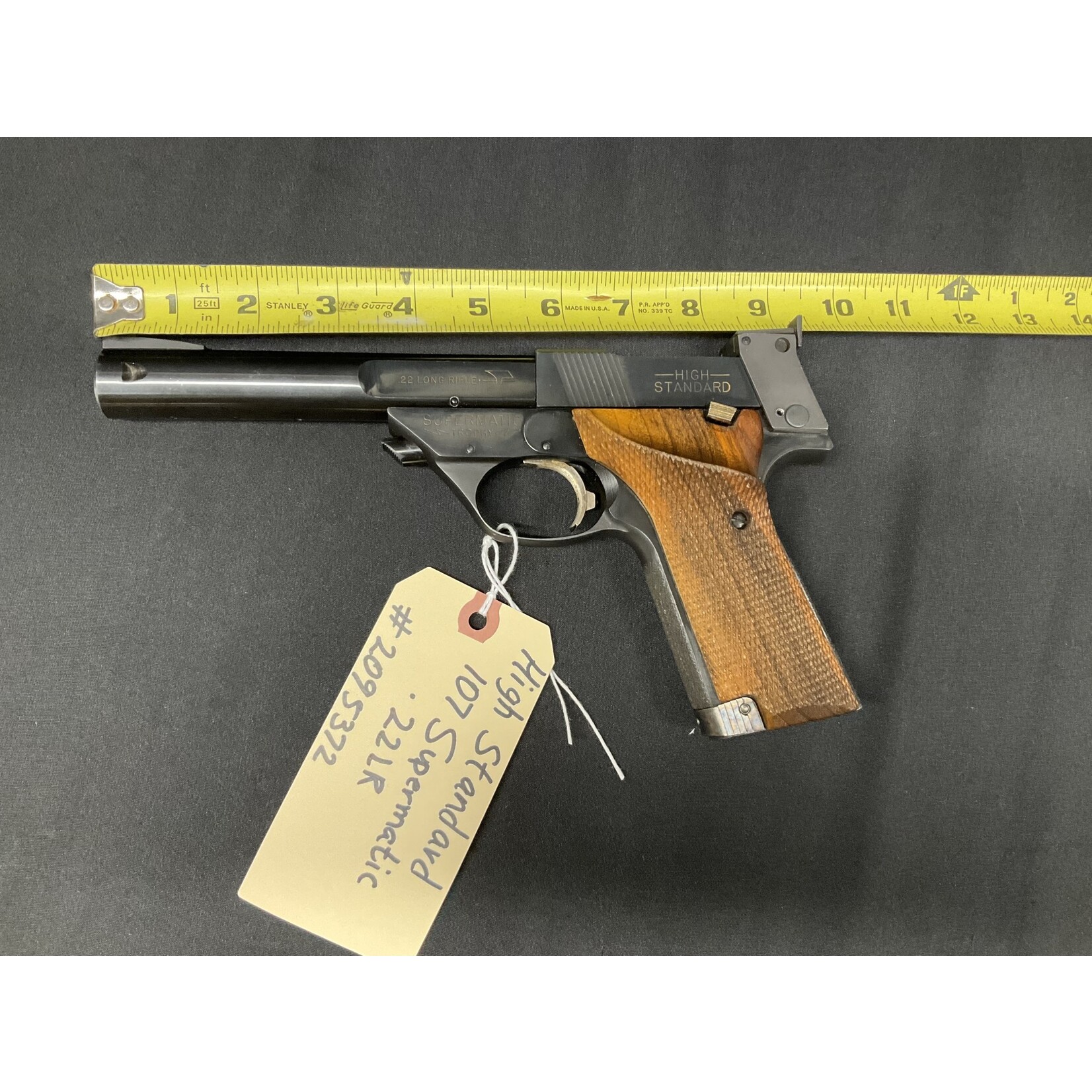 High Standard 107 Supermatic .22LR, Serial # 2095372