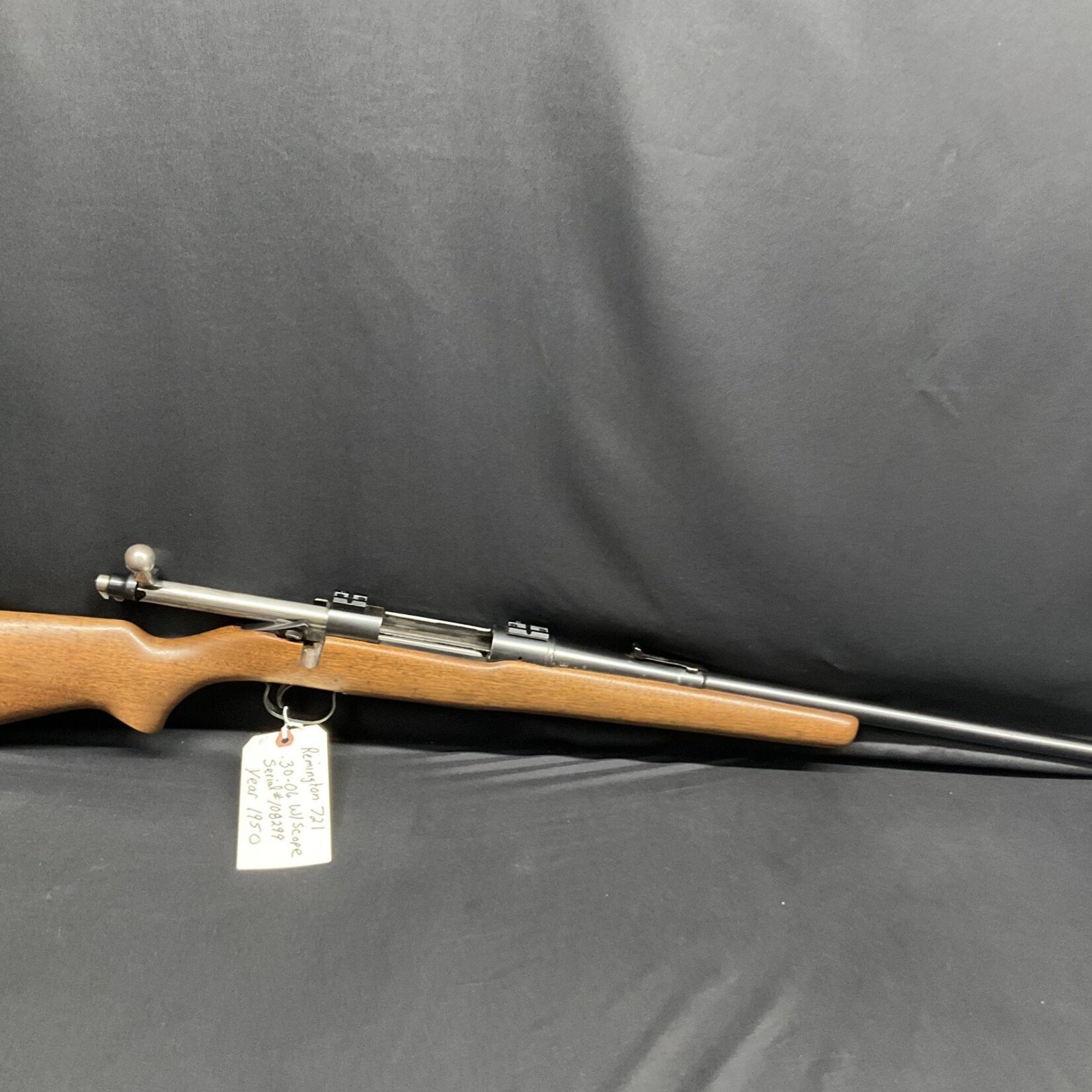 Remington Model 721, .30-06 Sprg., Serial #108299  , Year 1950