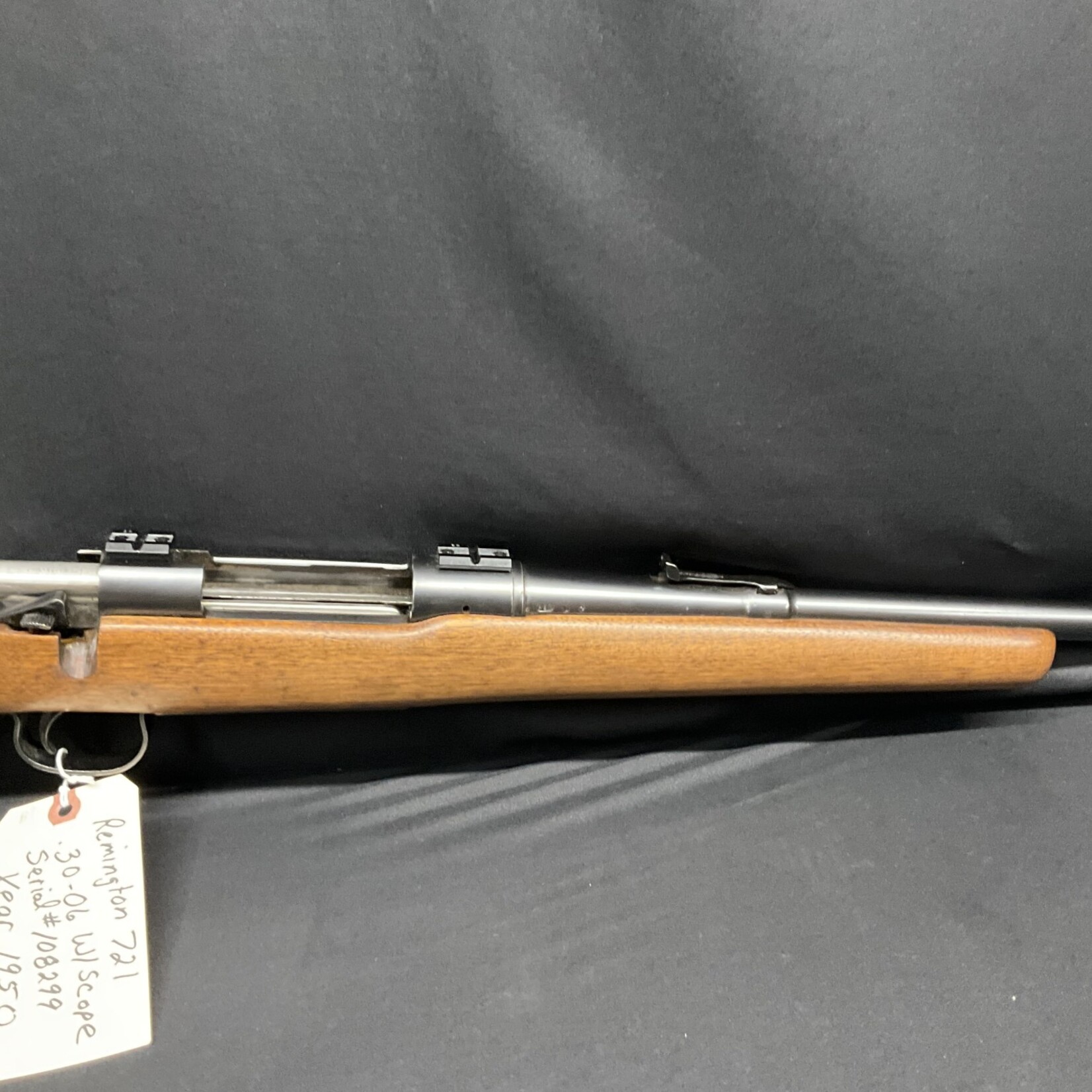 Remington Model 721, .30-06 Sprg., Serial #108299  , Year 1950