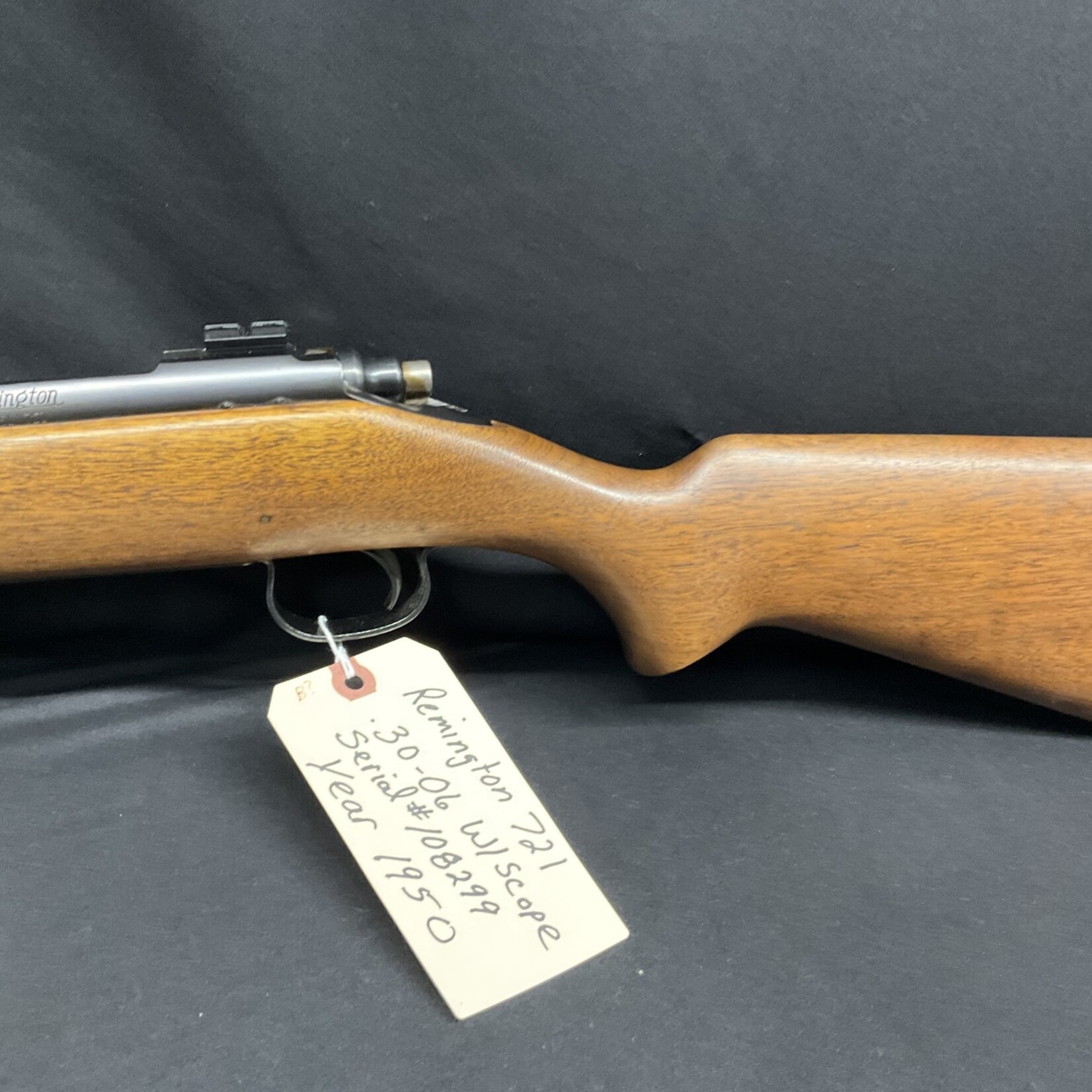 Remington Model 721, .30-06 Sprg., Serial #108299  , Year 1950