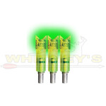 Burt Coyote Co., Inc. Burt Coyote Lumenok Gold Tip Green Crescent Bolt End - 3 Pack